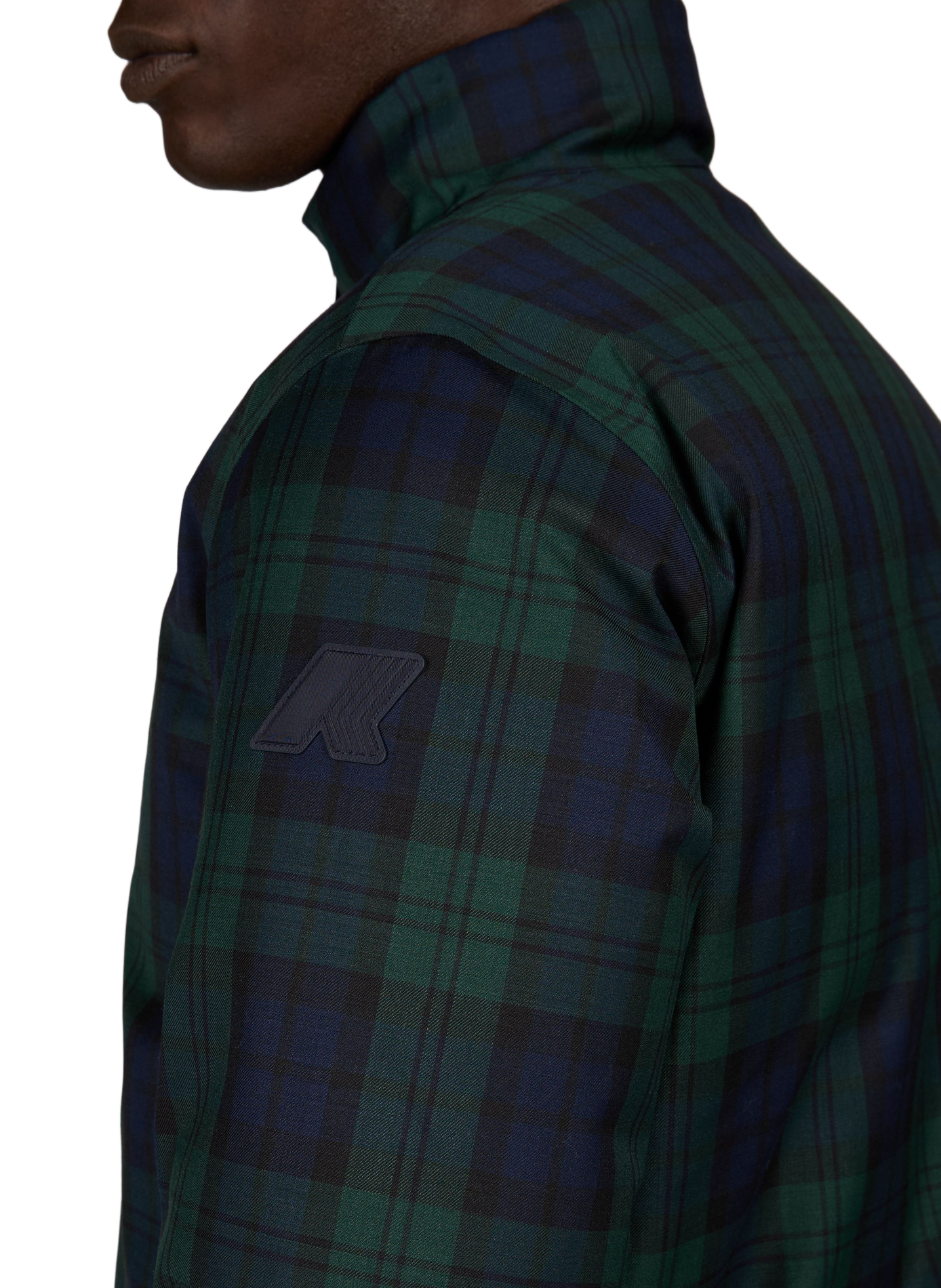 Reversible jacket in a wool blend K-WAY Blue