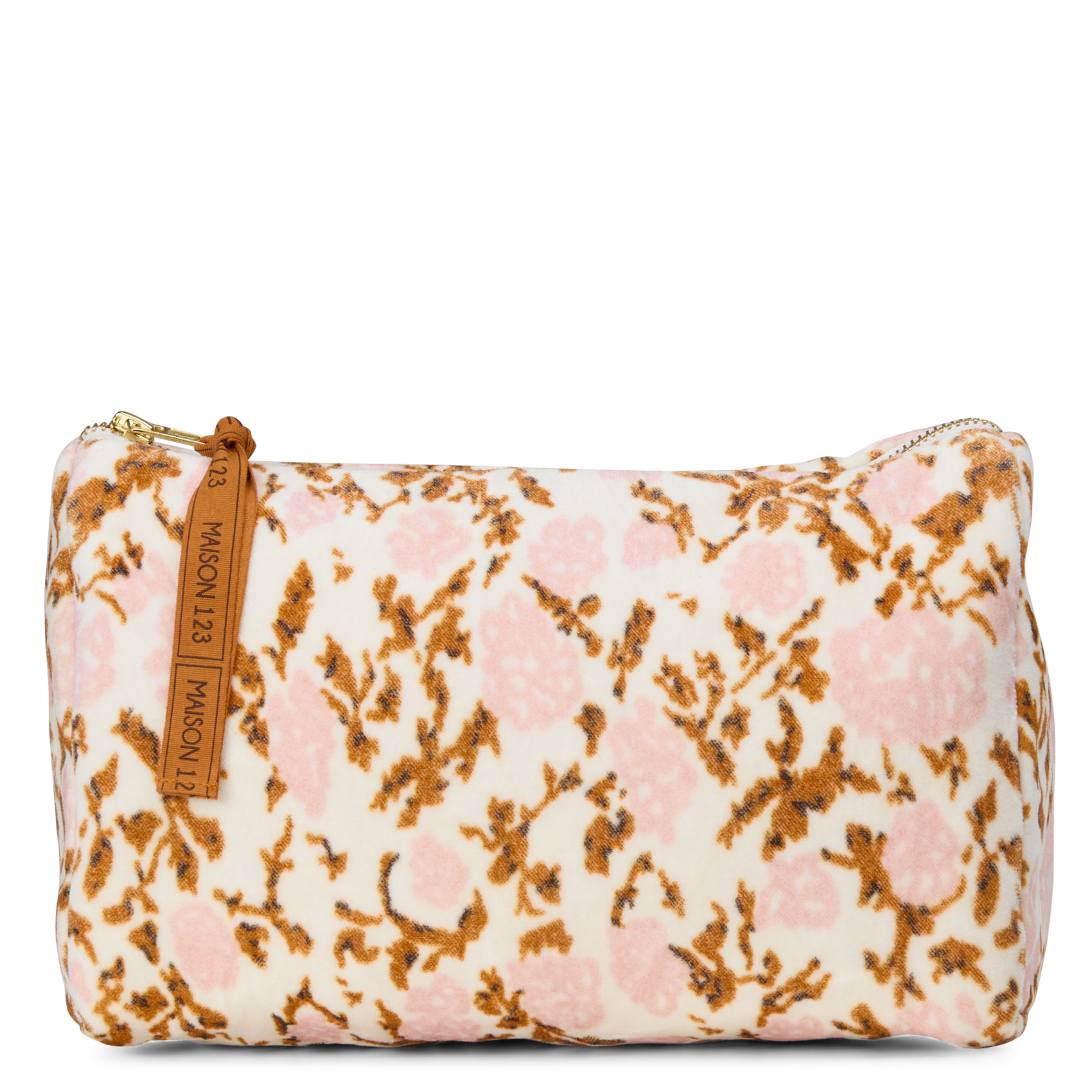 Sac pochette imprimé en coton vadim MAISON 123 Blanc