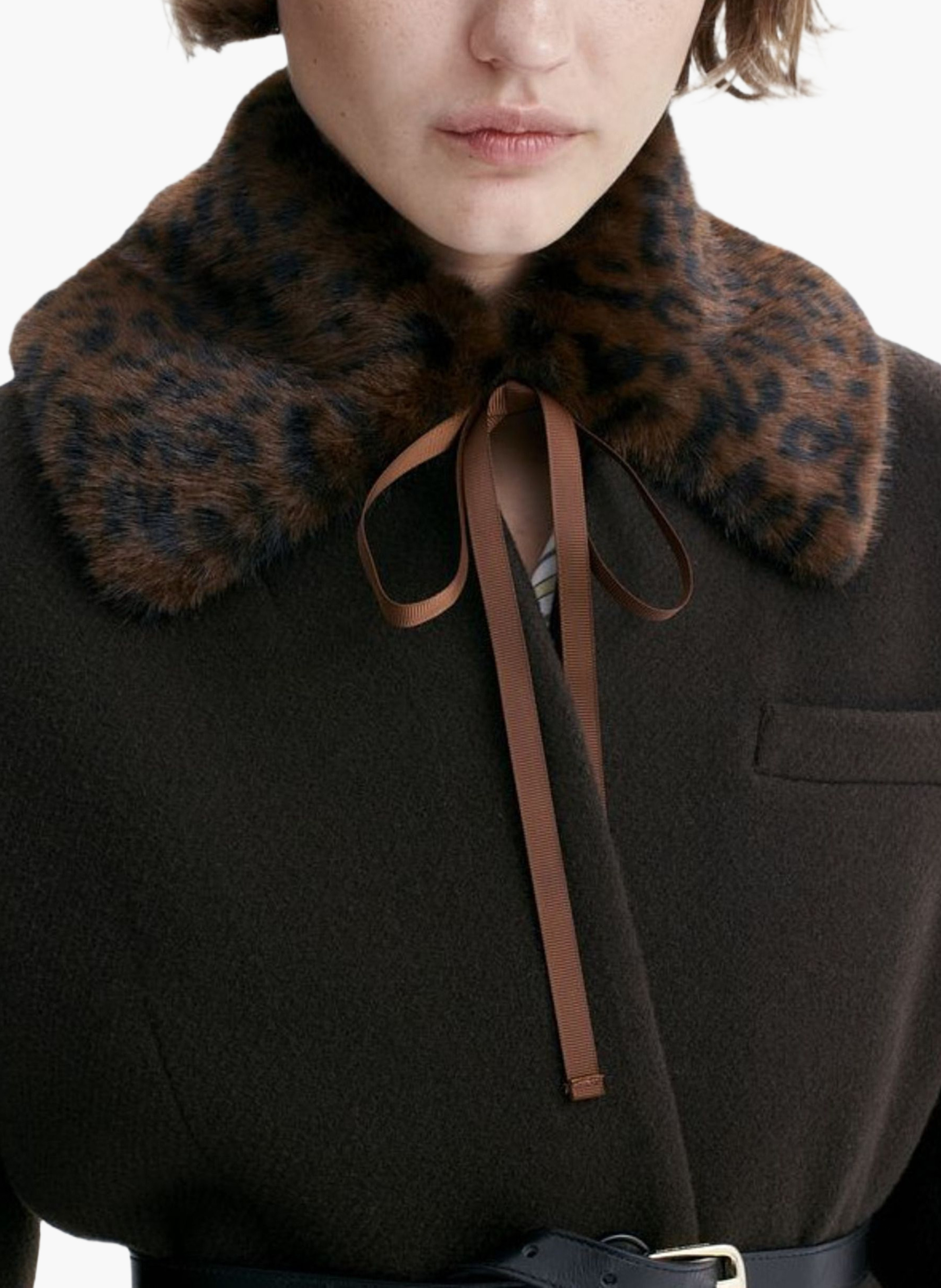 Col amovible hyuri VANESSA BRUNO Marron