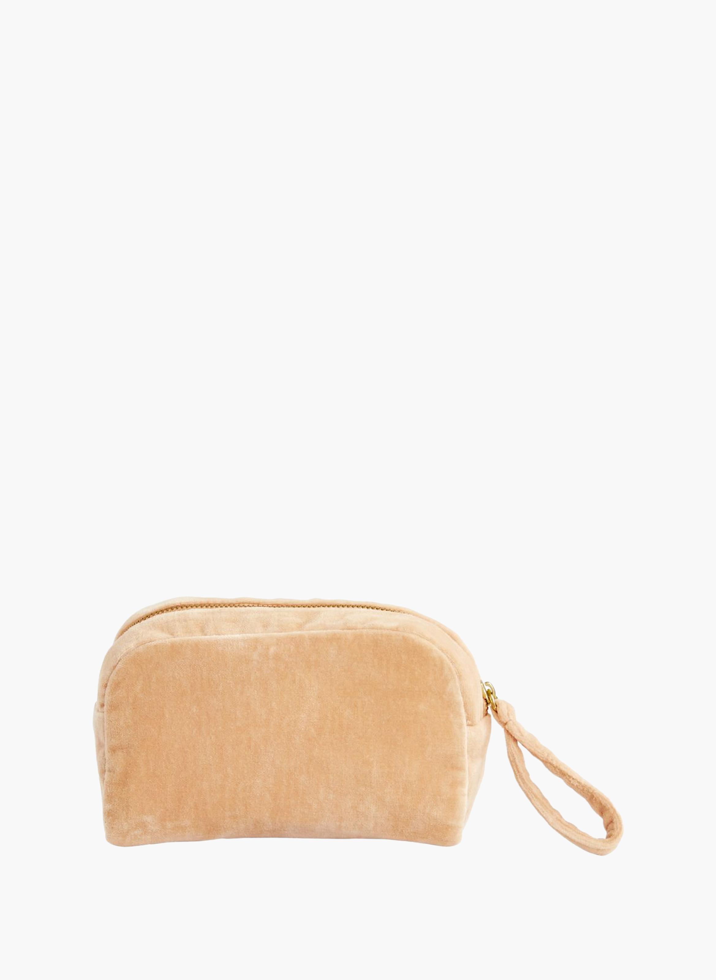 Trousse en velours, romy DESFORGES Orange