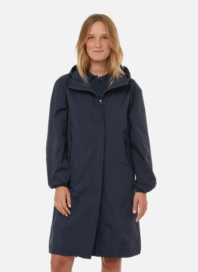 Waterproof packable longline jacket AIGLE