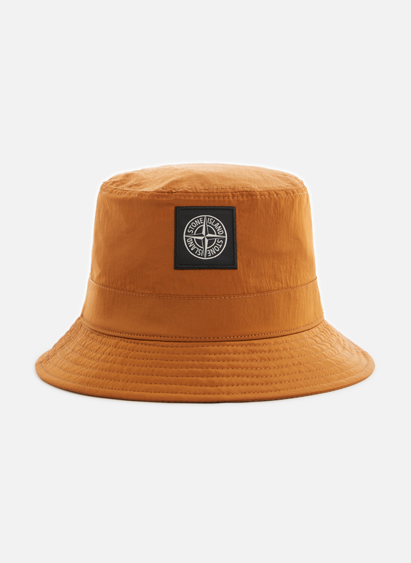 STONE ISLAND Nylon bucket hat Orange