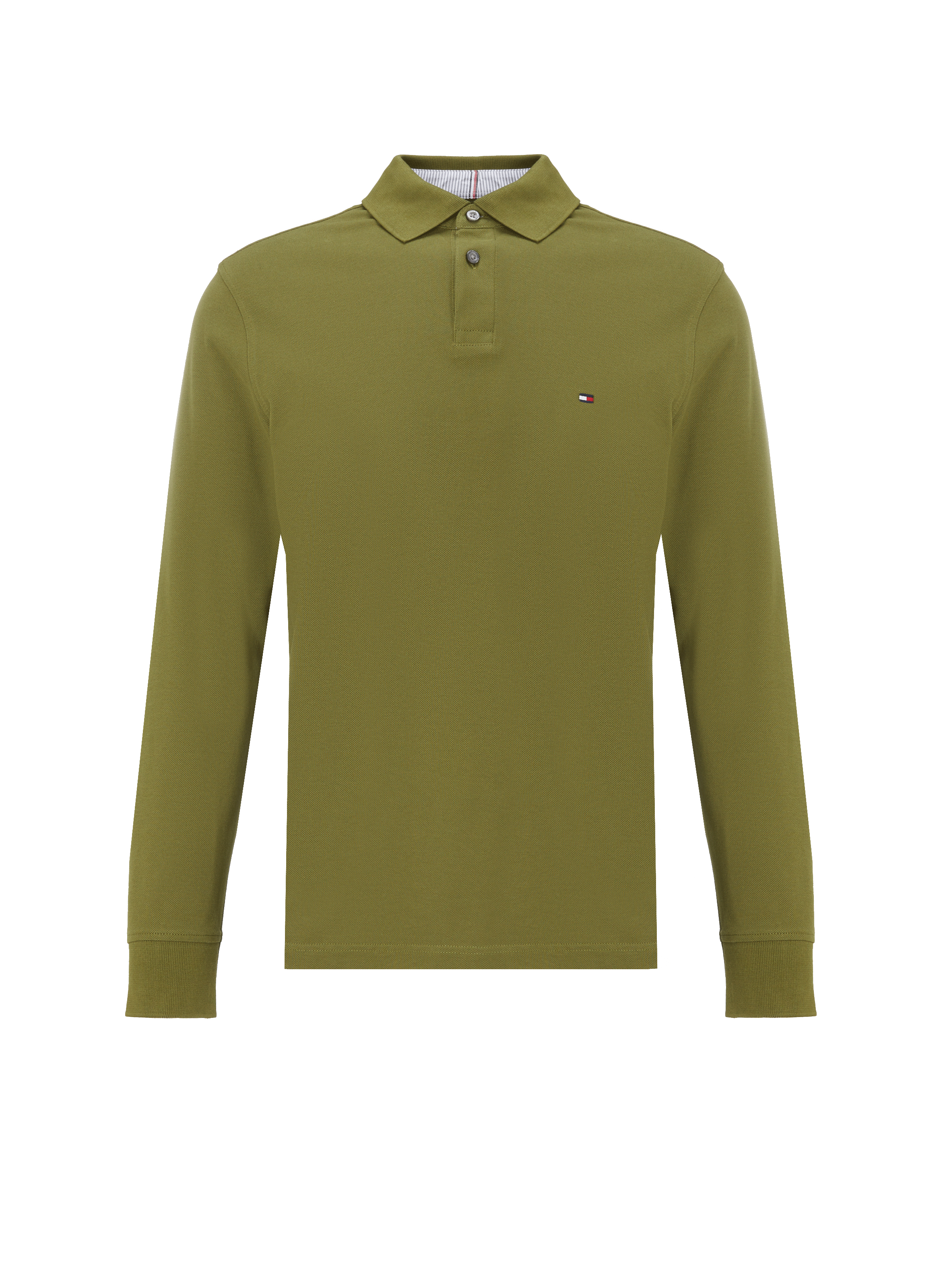 Polo manches longues en coton organique