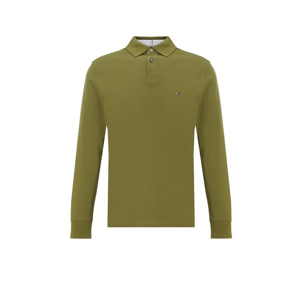 Polo manches longues en coton organique