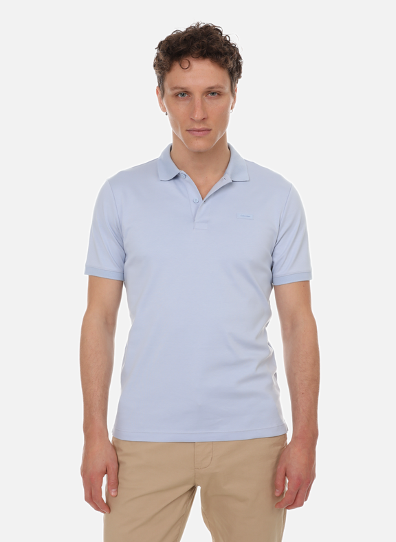 CALVIN KLEIN Cotton polo shirt  Blue