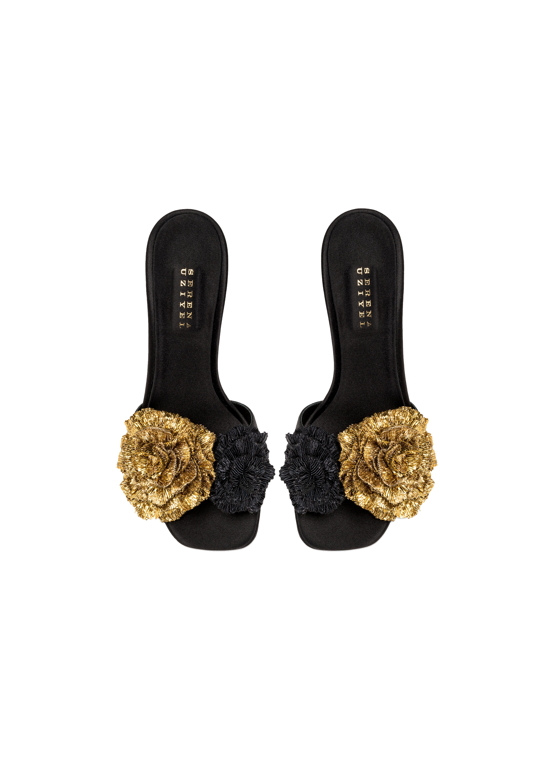 Sandale à talon haut noir lavinia SERENA UZIYEL Noir