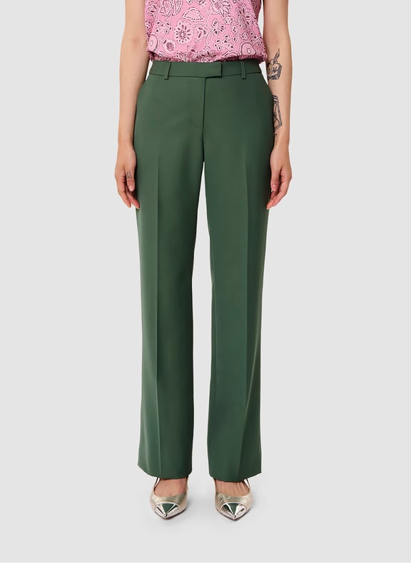 Pantalon droit uni - poupee Vert by TARA JARMON TARA JARMON Pantalon droit uni - poupee Vert
