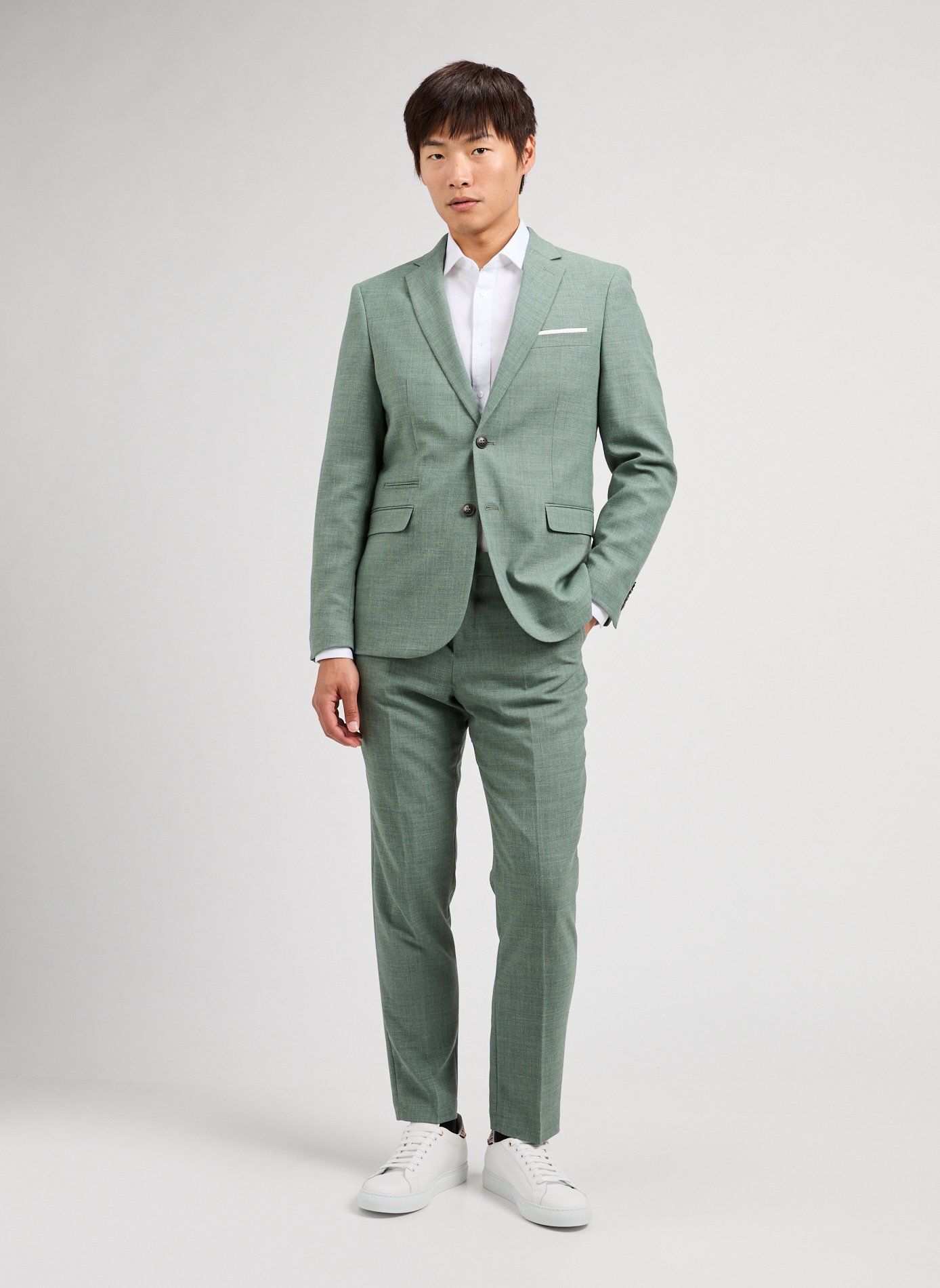 Slim fit suit blazer SELECTED Green