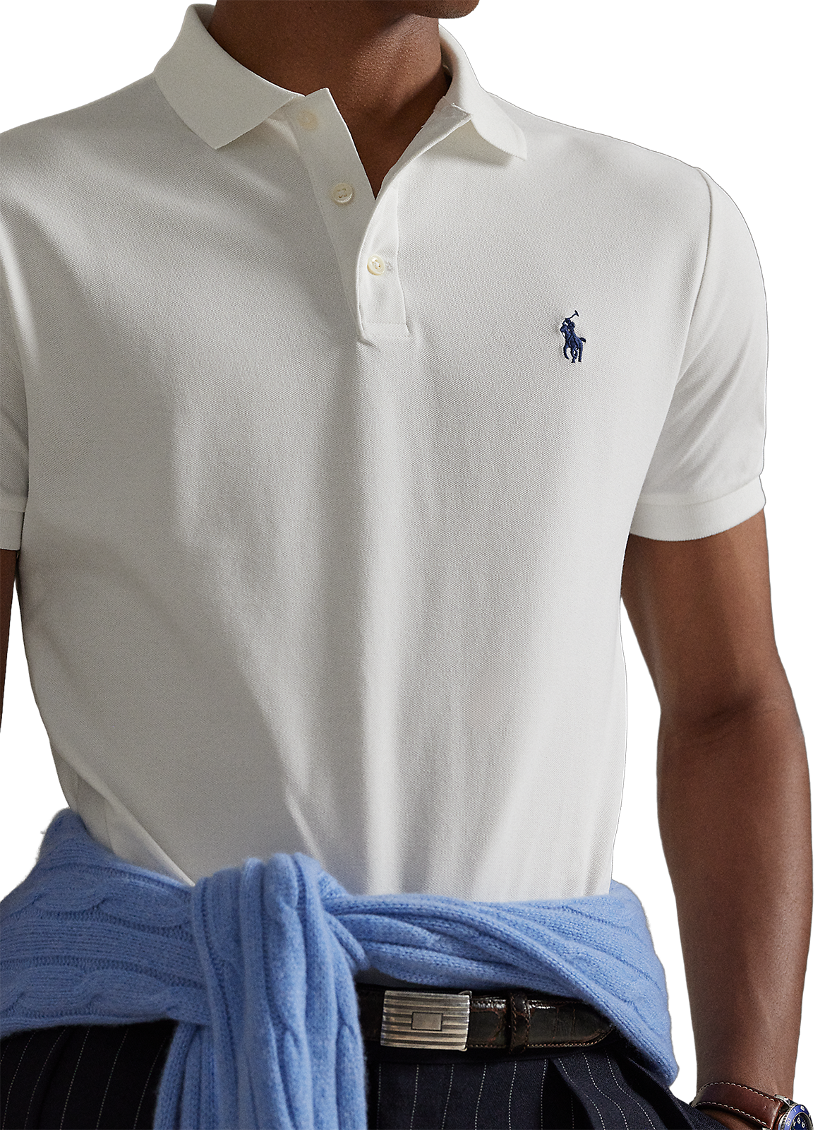 Polo à logo  POLO RALPH LAUREN Blanc