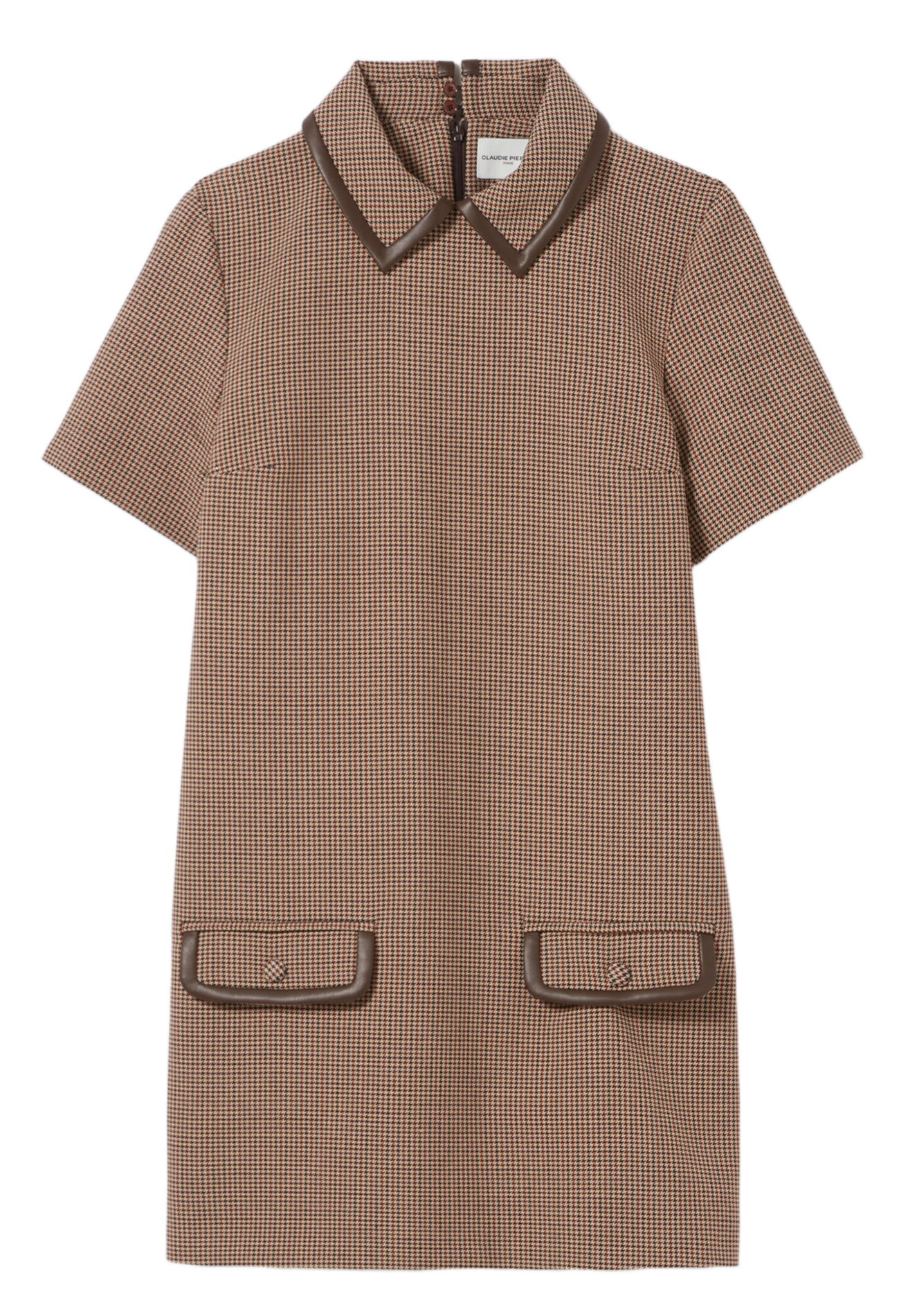 Robe courte droite col classique rila CLAUDIE PIERLOT Multicolore