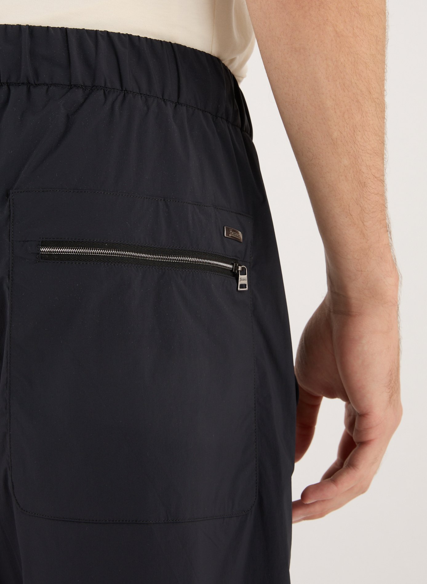 Cotton joggers HERNO Grey