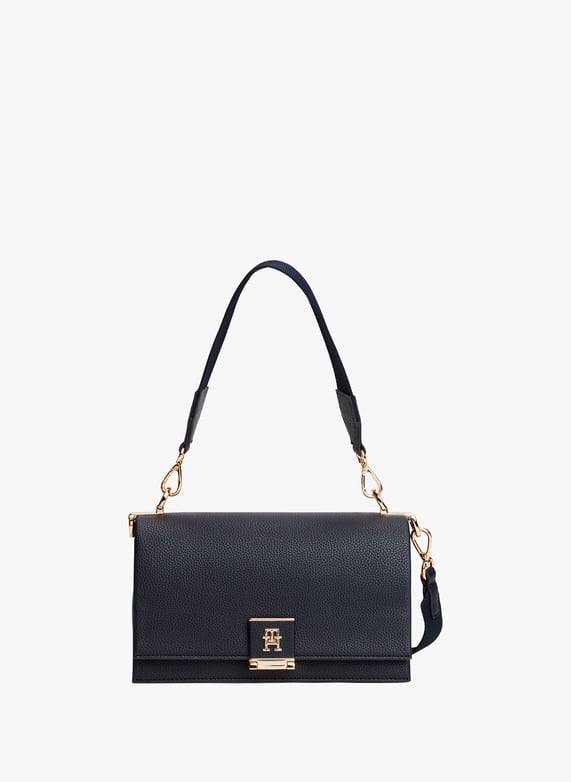 Sac bandoulière à bande emblématique | Bleu by TOMMY HILFIGER Sac bandoulière à bande emblématique Bleu