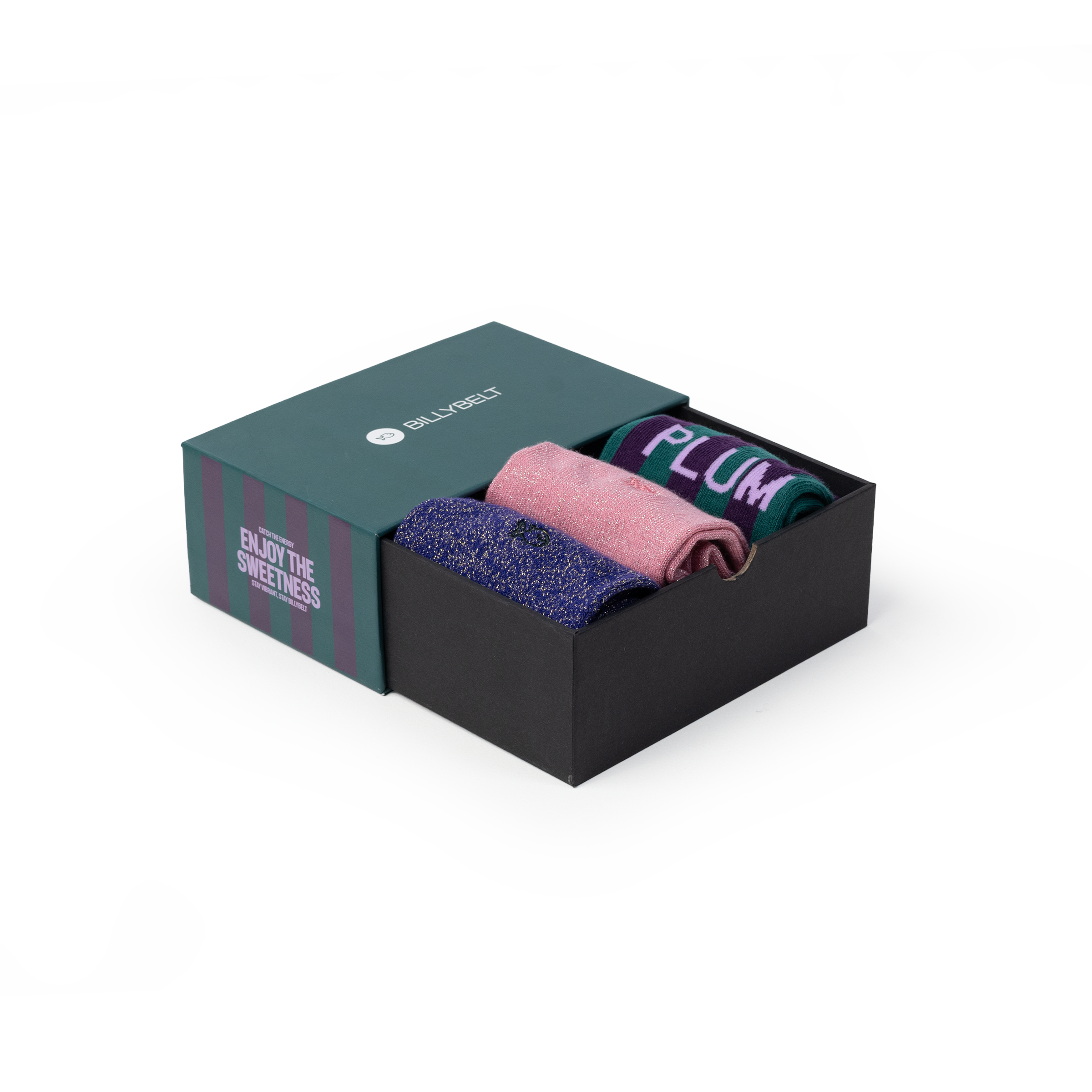 Coffret de 3 chaussettes femme BILLYBELT Vert