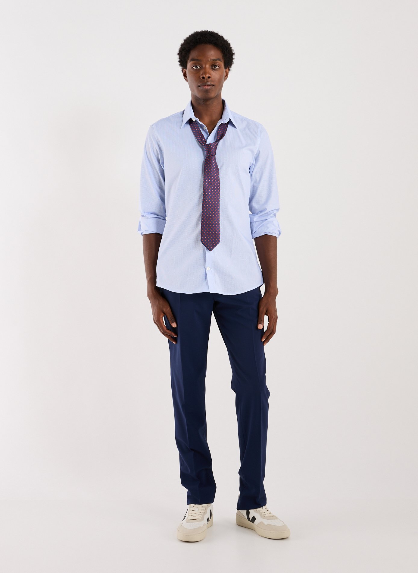 Cotton shirt AU PRINTEMPS PARIS Blue