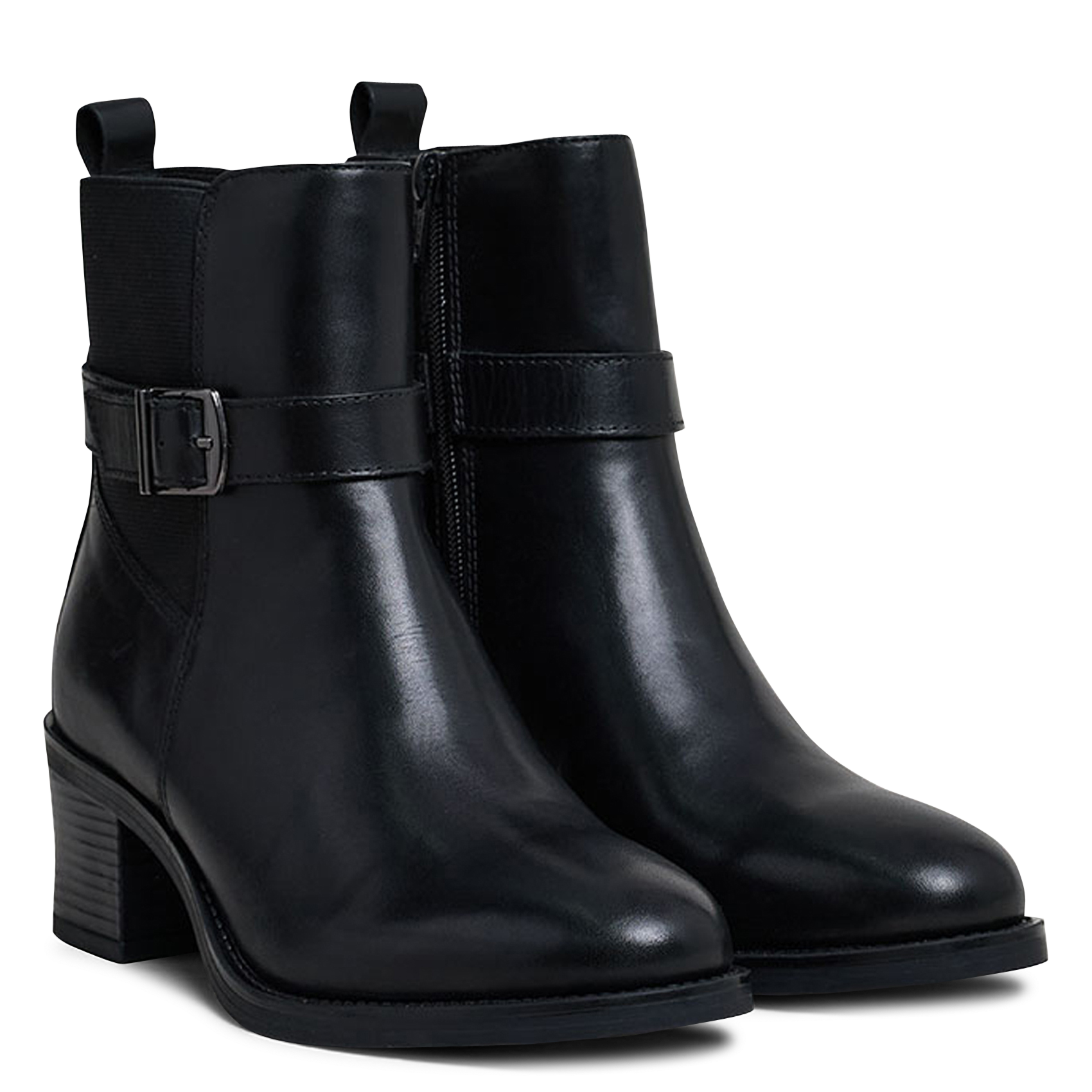 Bottines en cuir garance JONAK Noir