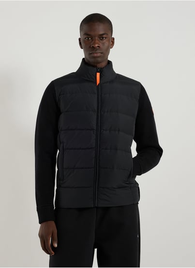 Two-material high neck jacket GERTRUDE ET GASTON Two-material high neck jacket GERTRUDE ET GASTON