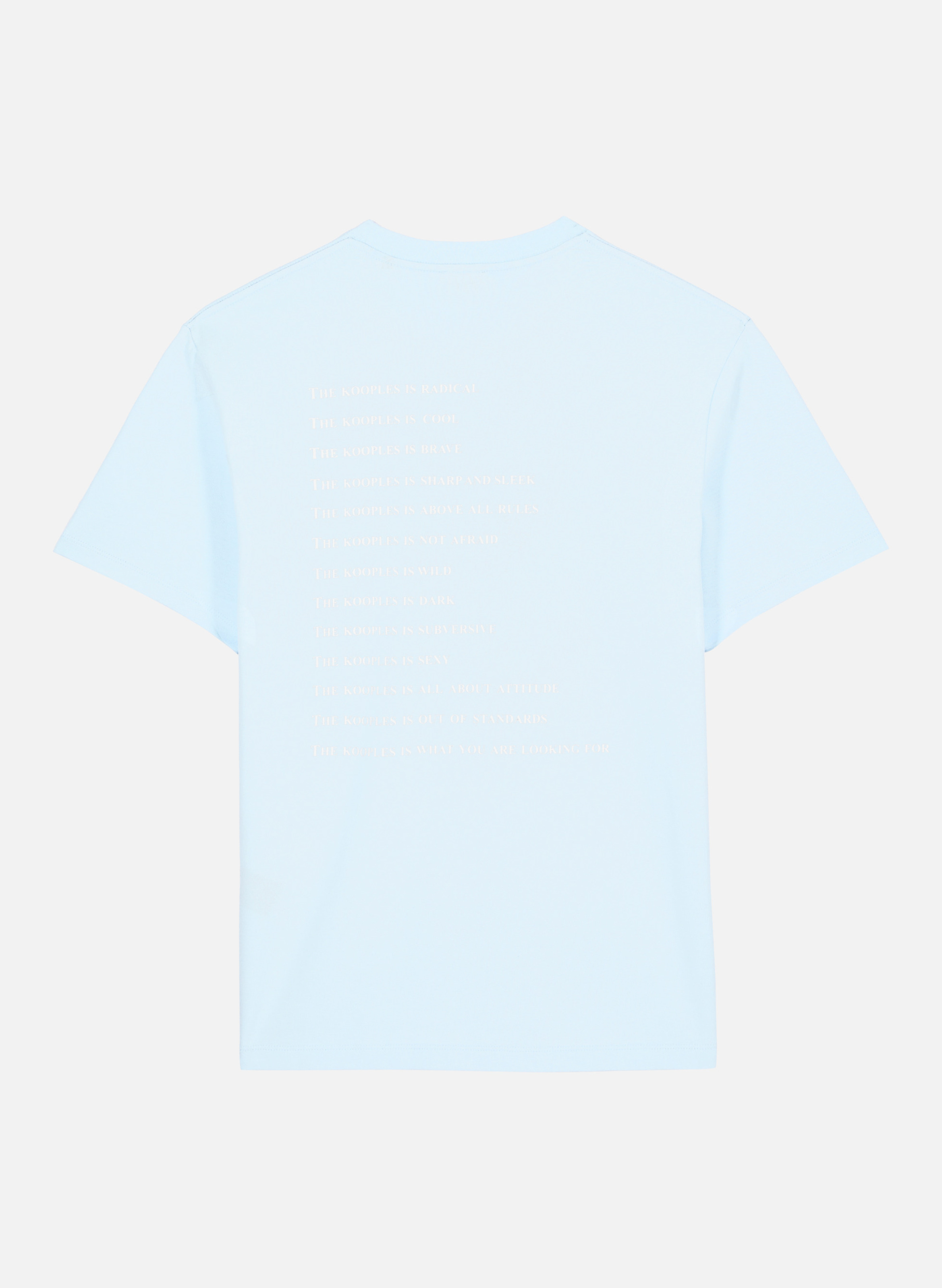 T-shirt en coton what is THE KOOPLES Bleu