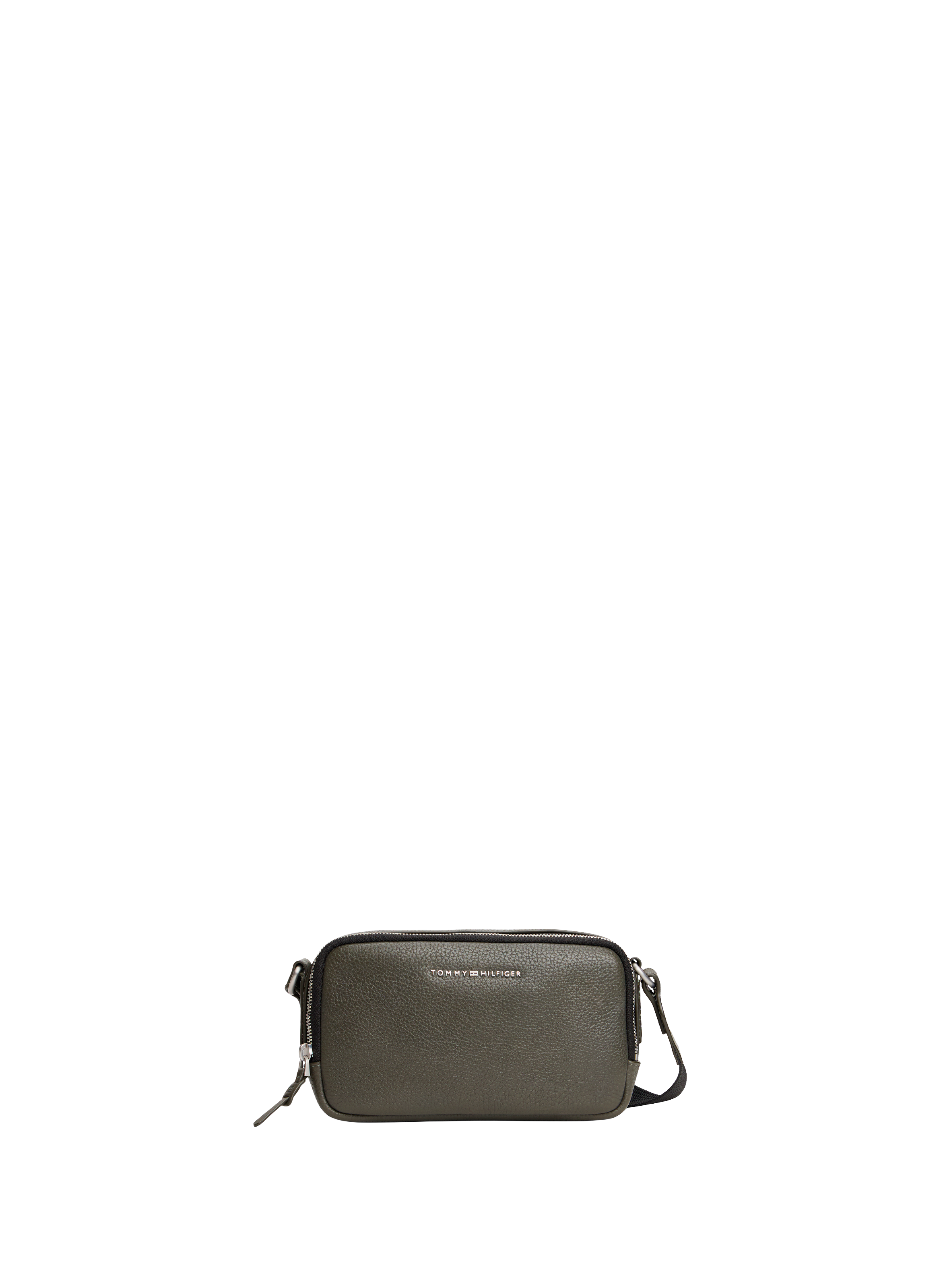 Grained faux leather camera bag TOMMY HILFIGER Khaki