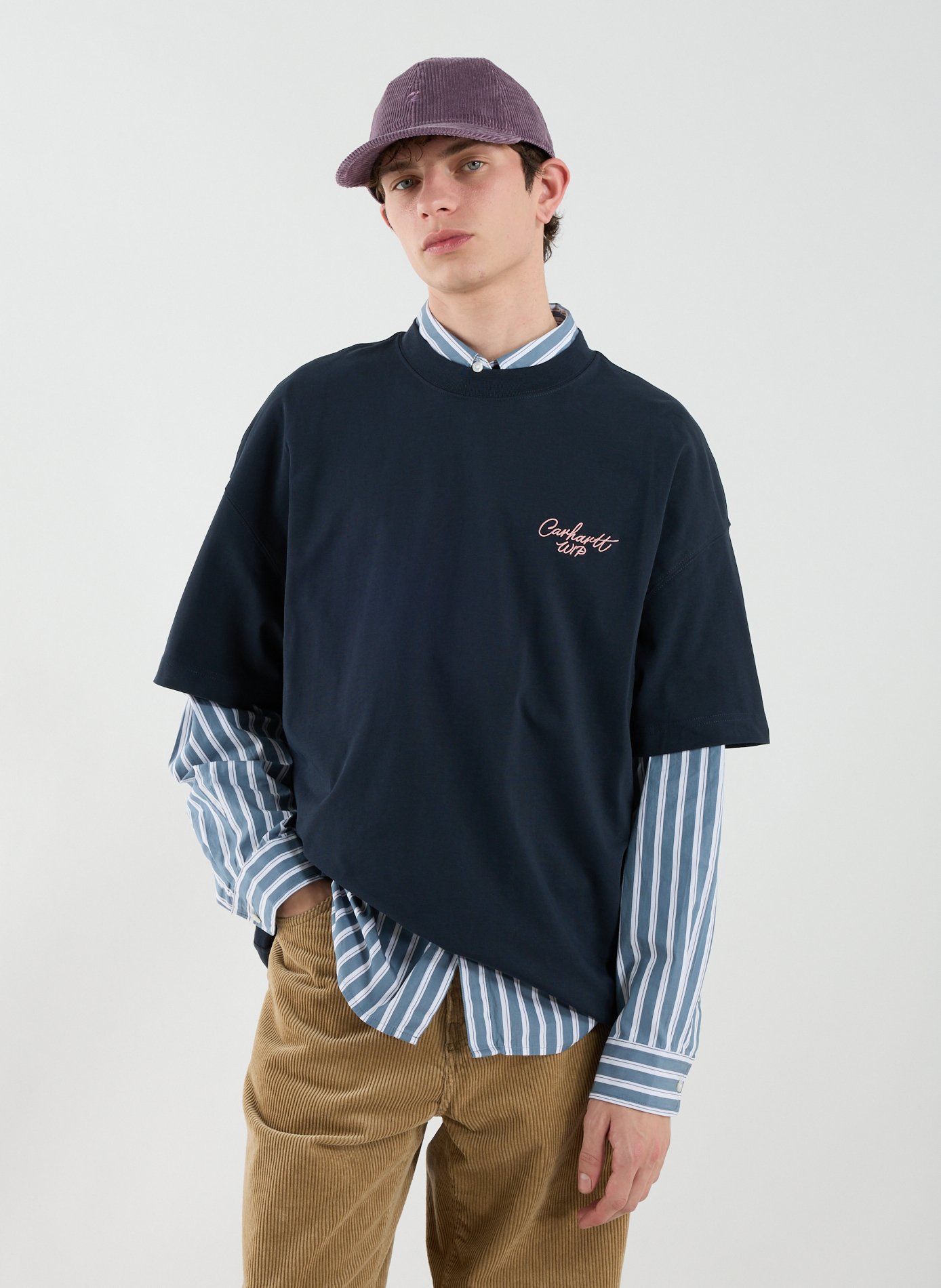 CARHARTT WIP T-shirt ample en coton Bleu