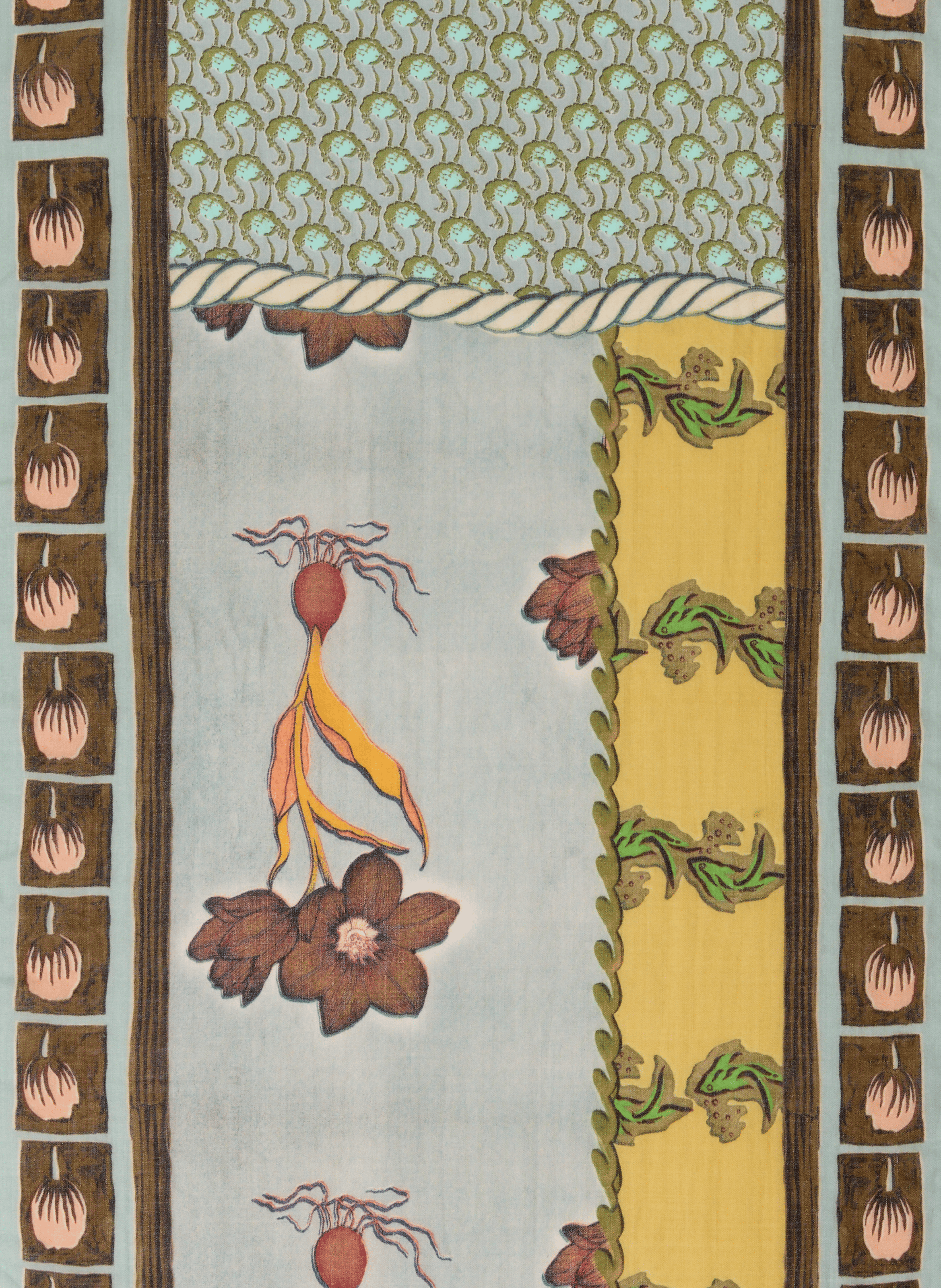 Foulard à motif en laine vierge PAUL SMITH Multicolore