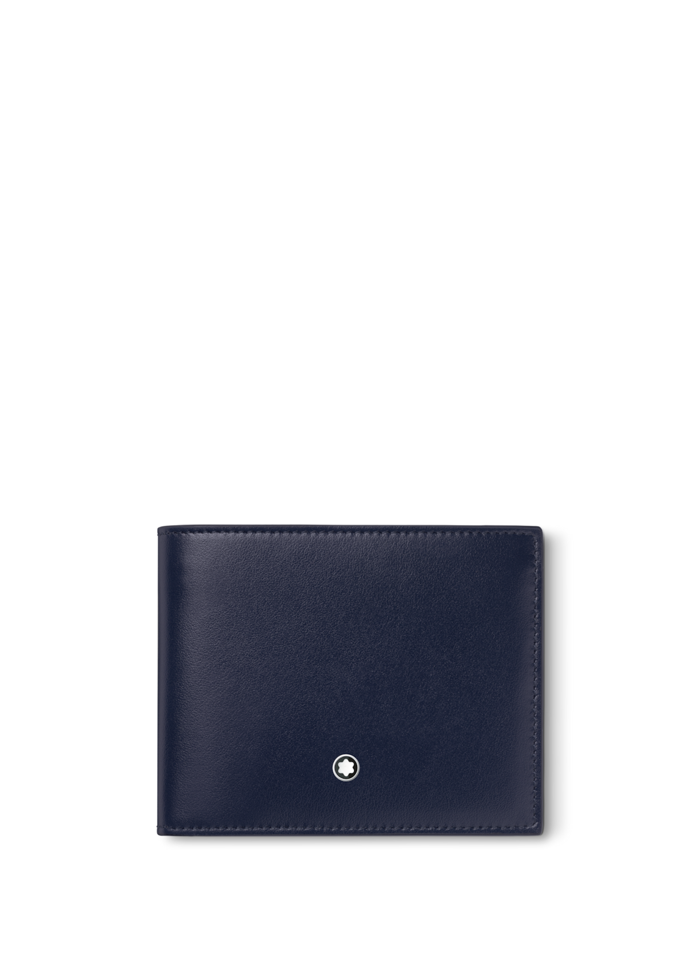 Porte-cartes en cuir compact MONTBLANC Bleu