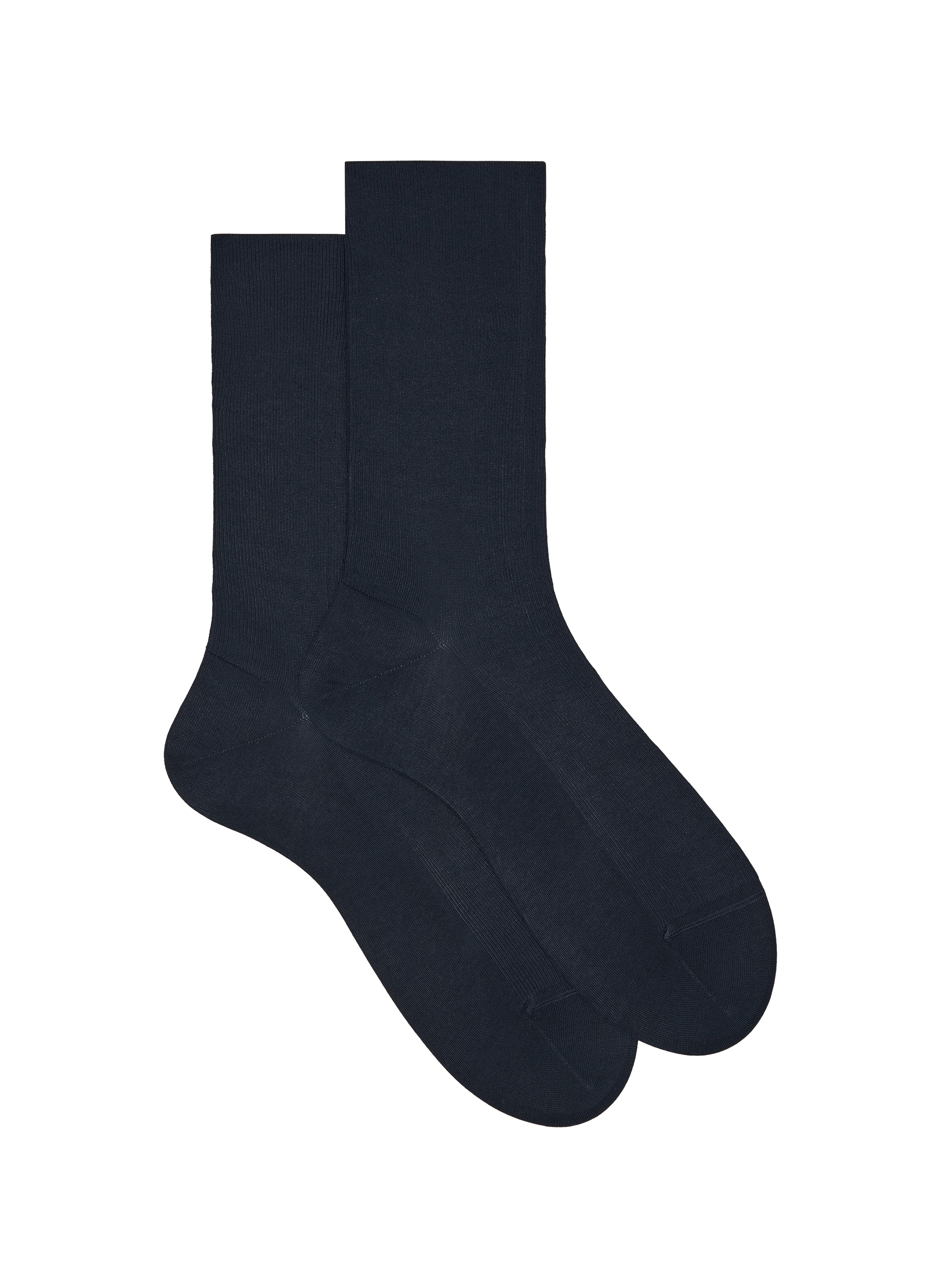 Chaussettes jambe sensible sans bord élastique en coton mélangé DORÉ DORÉ Bleu