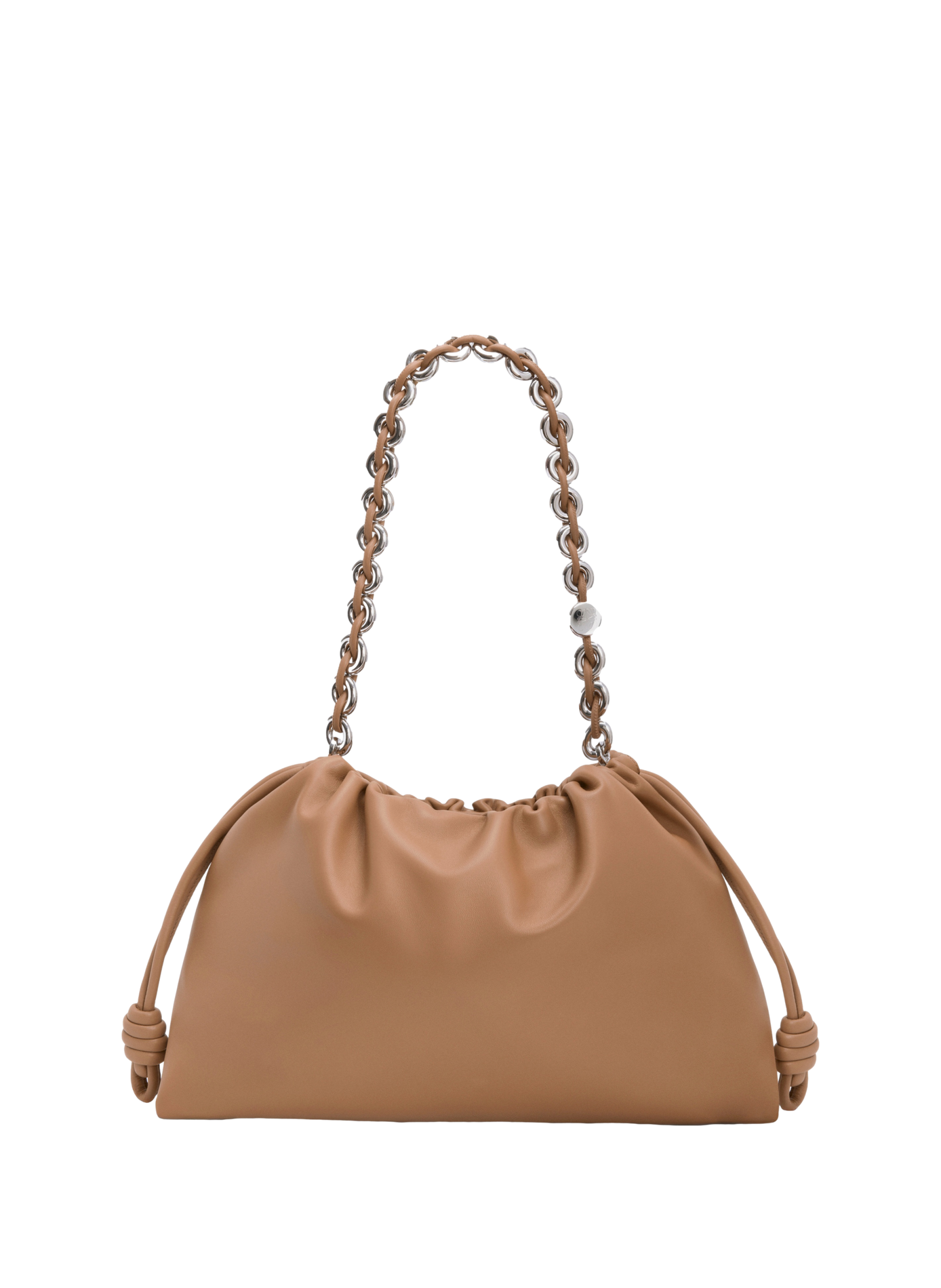 Grand Flamenco Handtasche aus Lammnappaleder LOEWE Braun