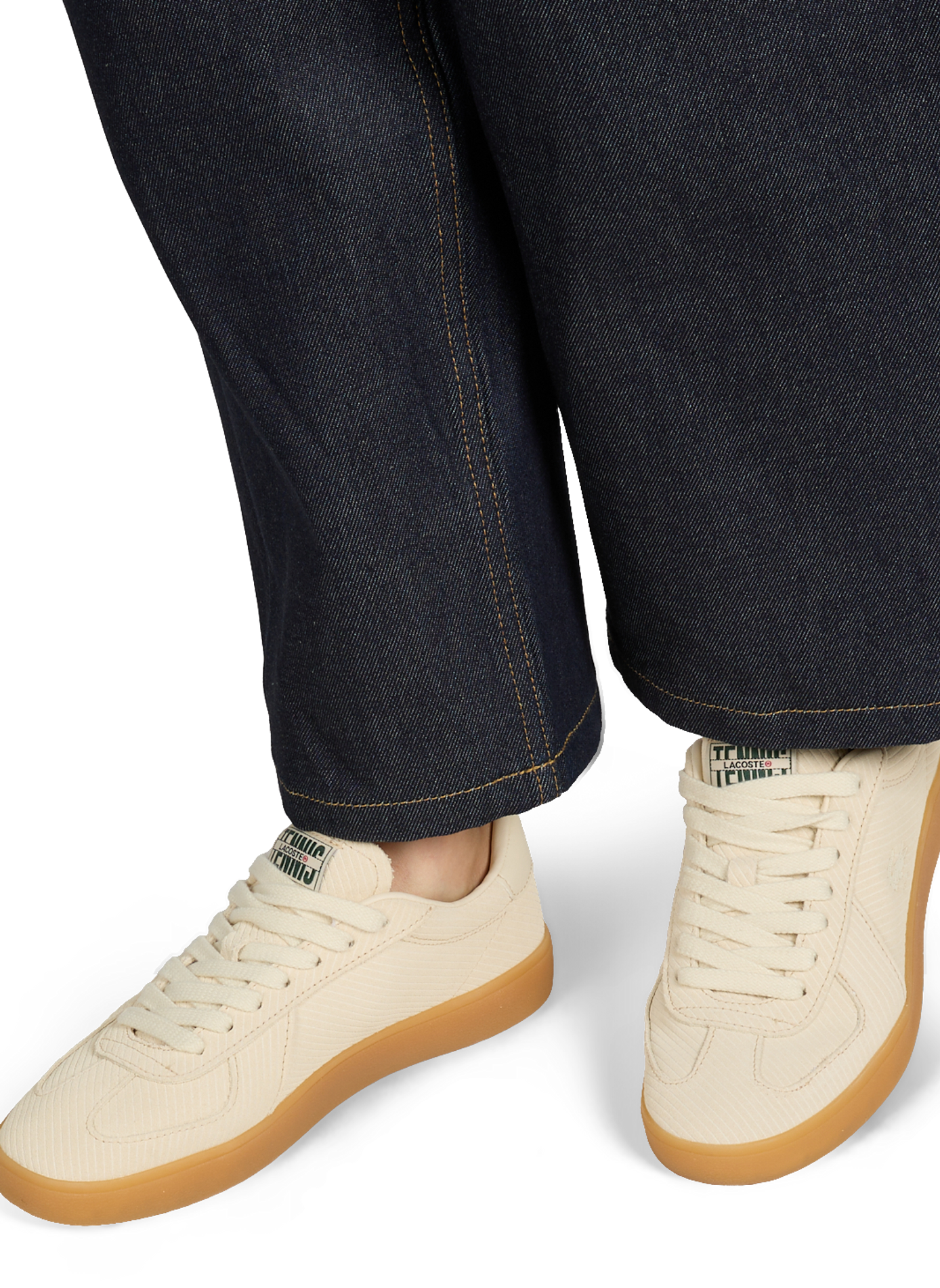 Sneakers Baseshot Pro in mixed suede leather LACOSTE Beige