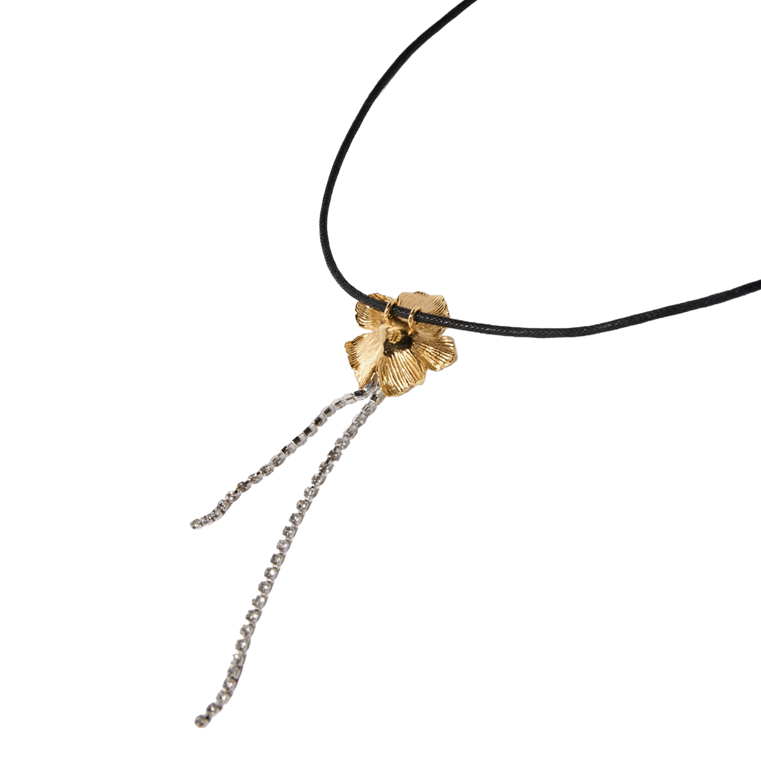 Ras de cou à fleur MAJE Doré