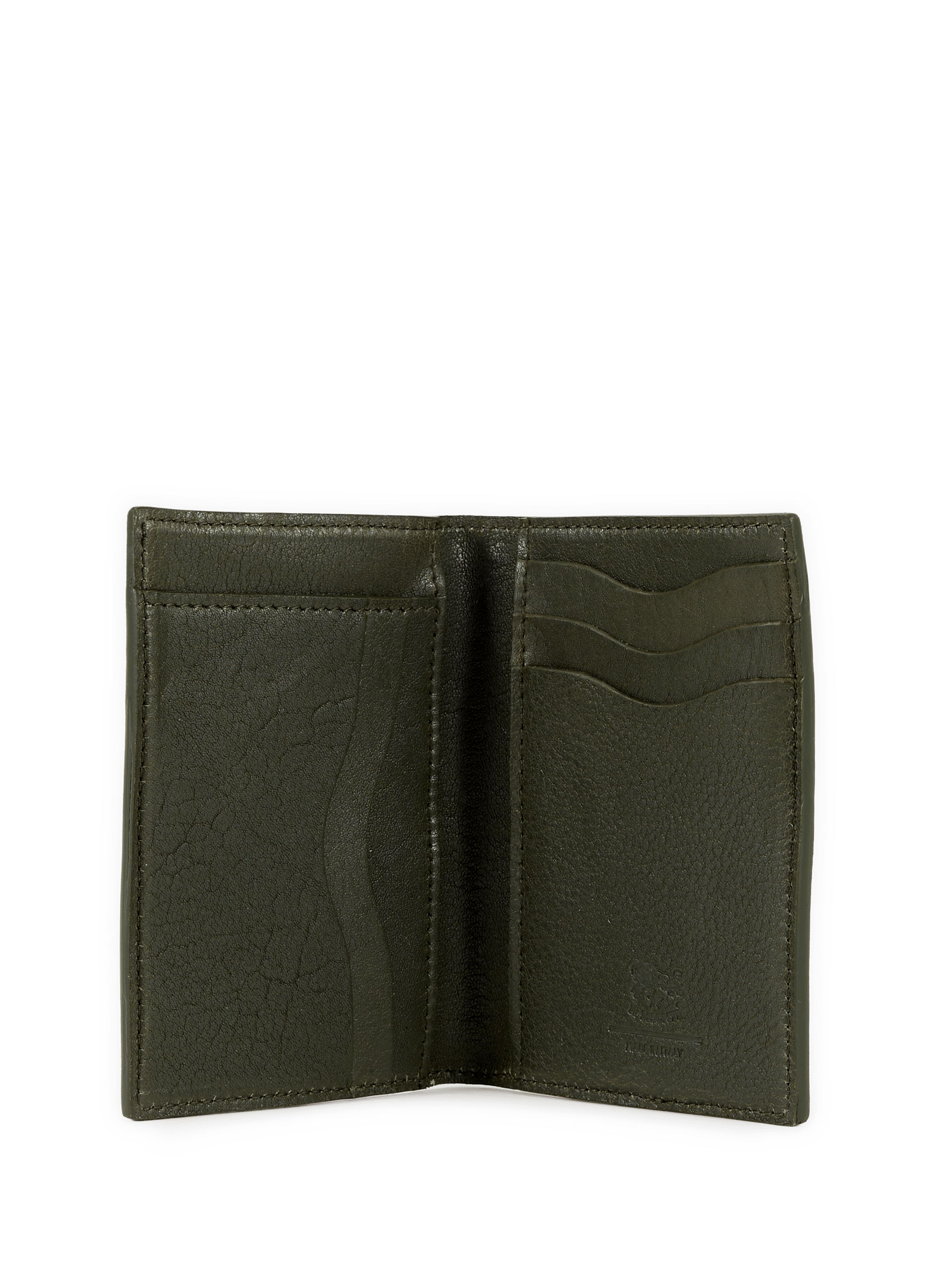  Leather wallet IL BISONTE Khaki