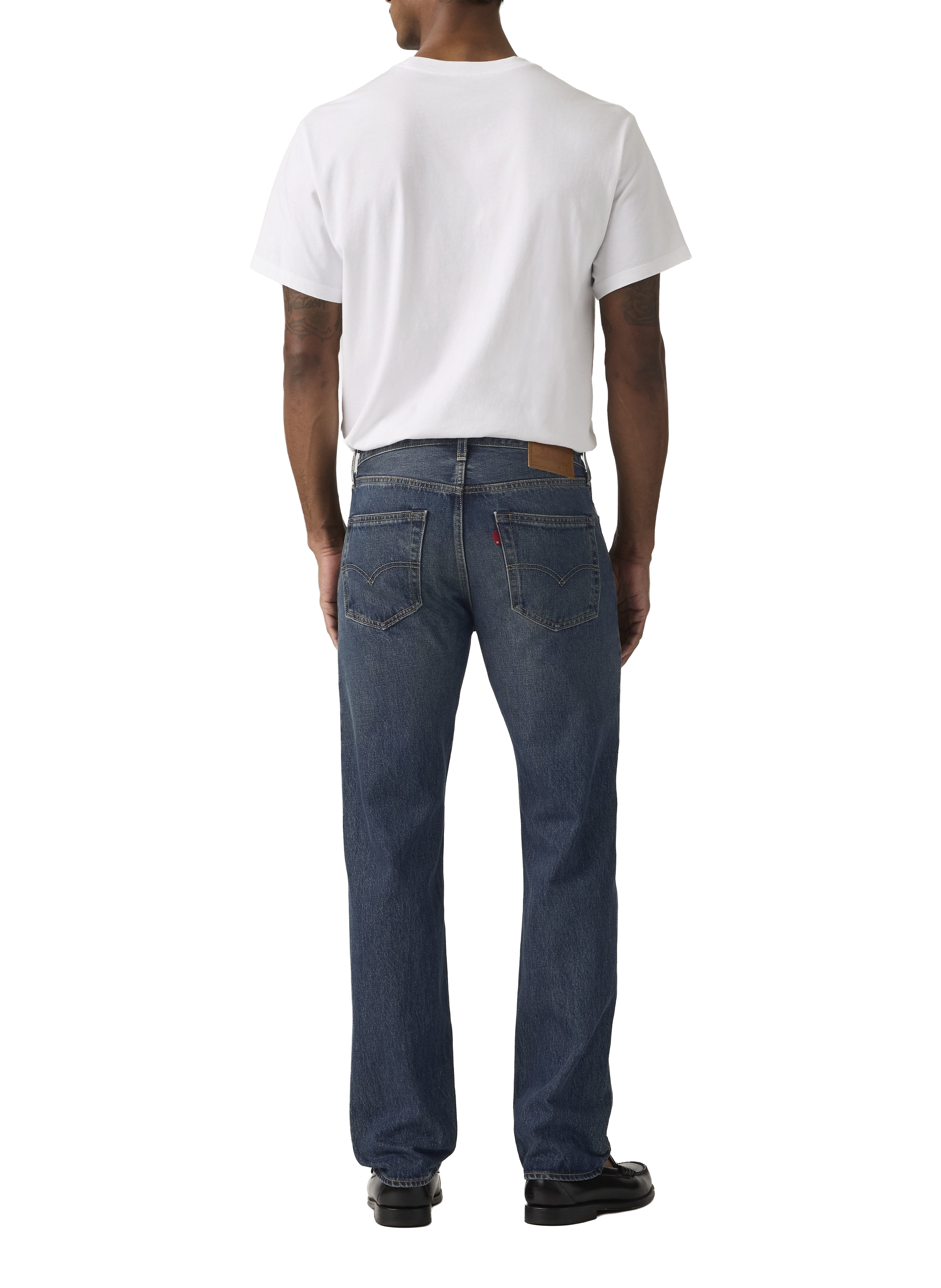 501 straight leg jeans in cotton LEVI'S Blue