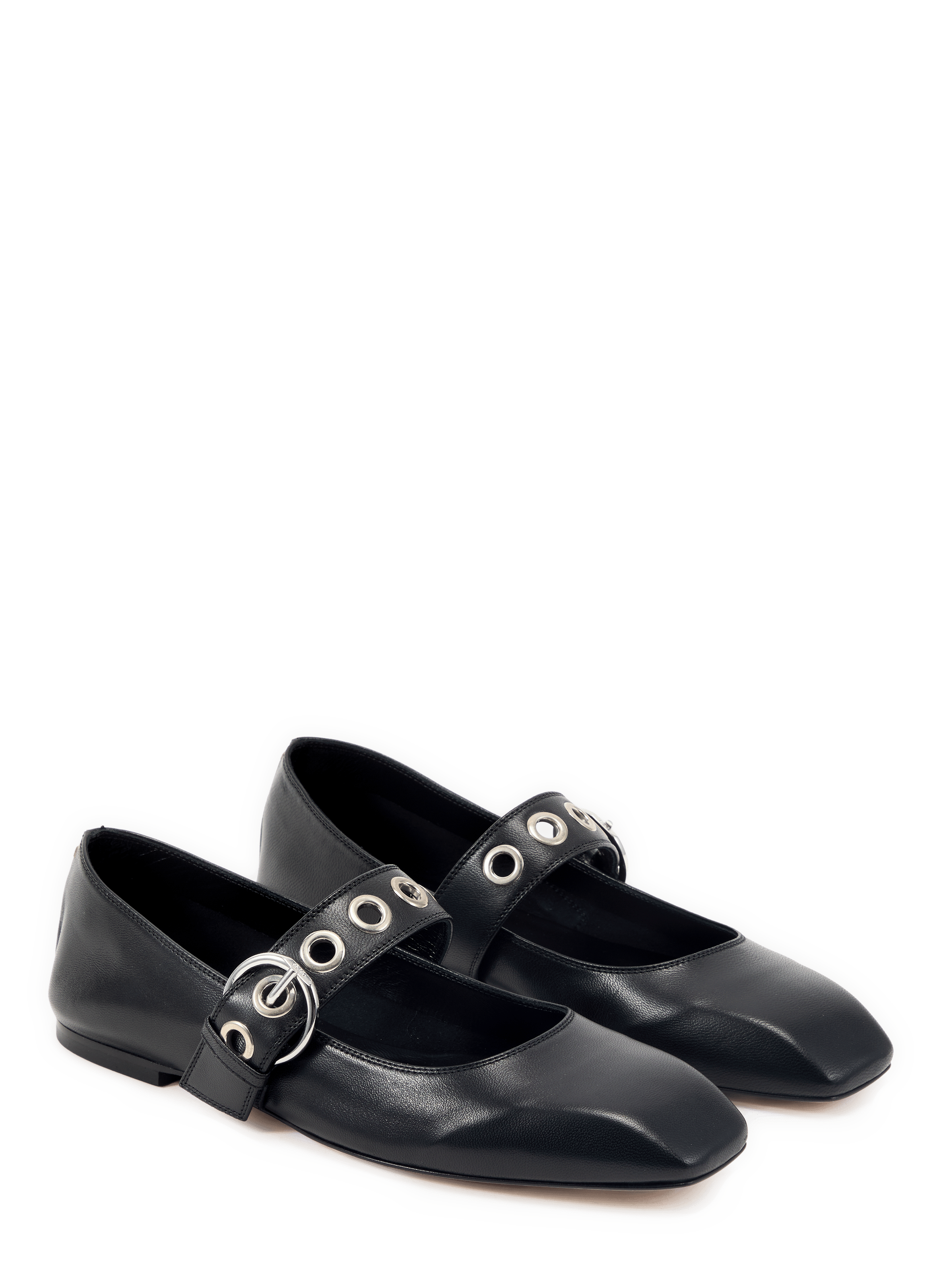 Ballerines Uma en cuir d'agneau AEYDE Noir