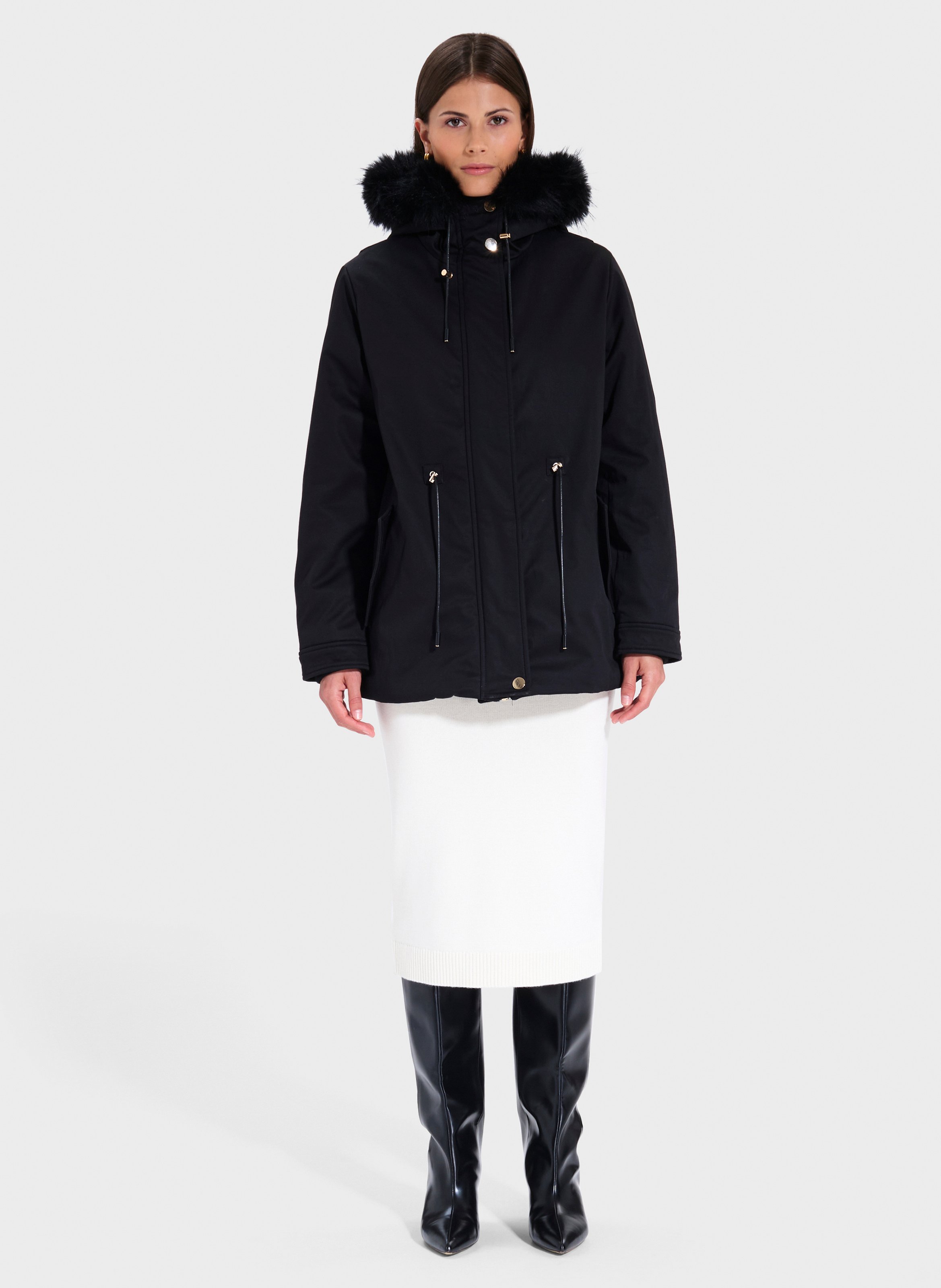 Parka  pekin ZAPA Noir