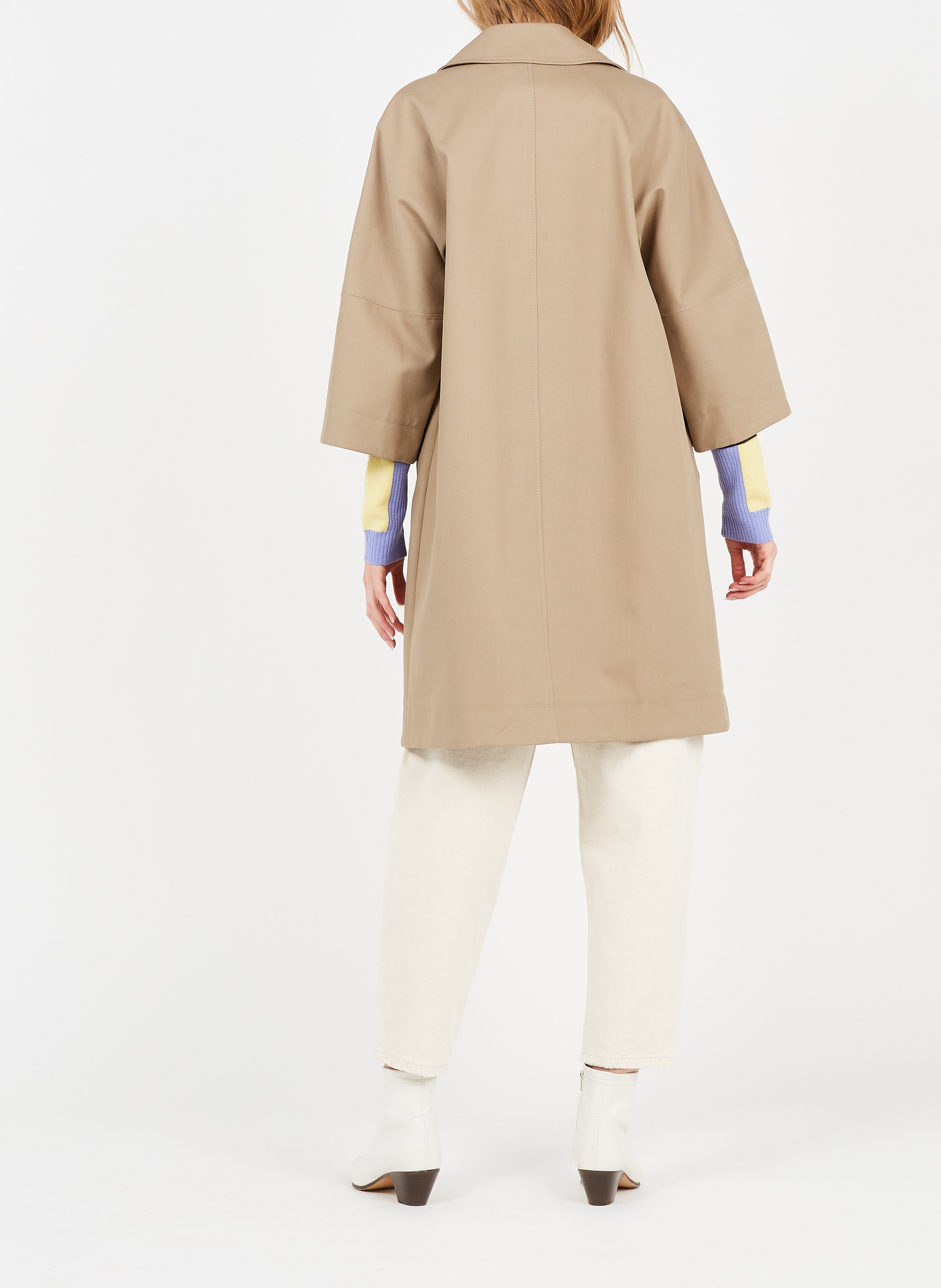 Jean droit en coton tineborow AMERICAN VINTAGE Beige