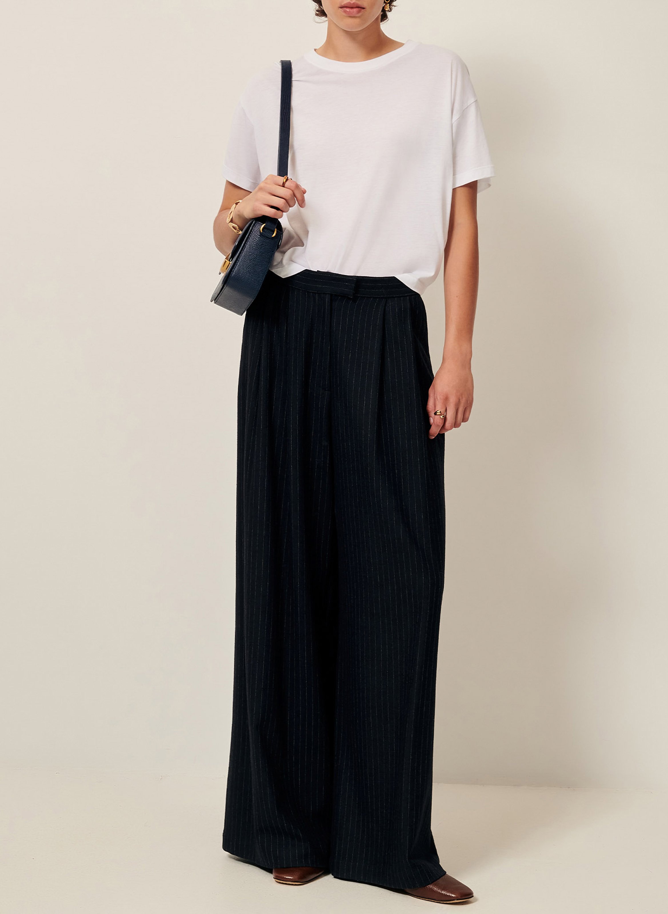 Tee-shirt oversize col rond too SESSUN Blanc