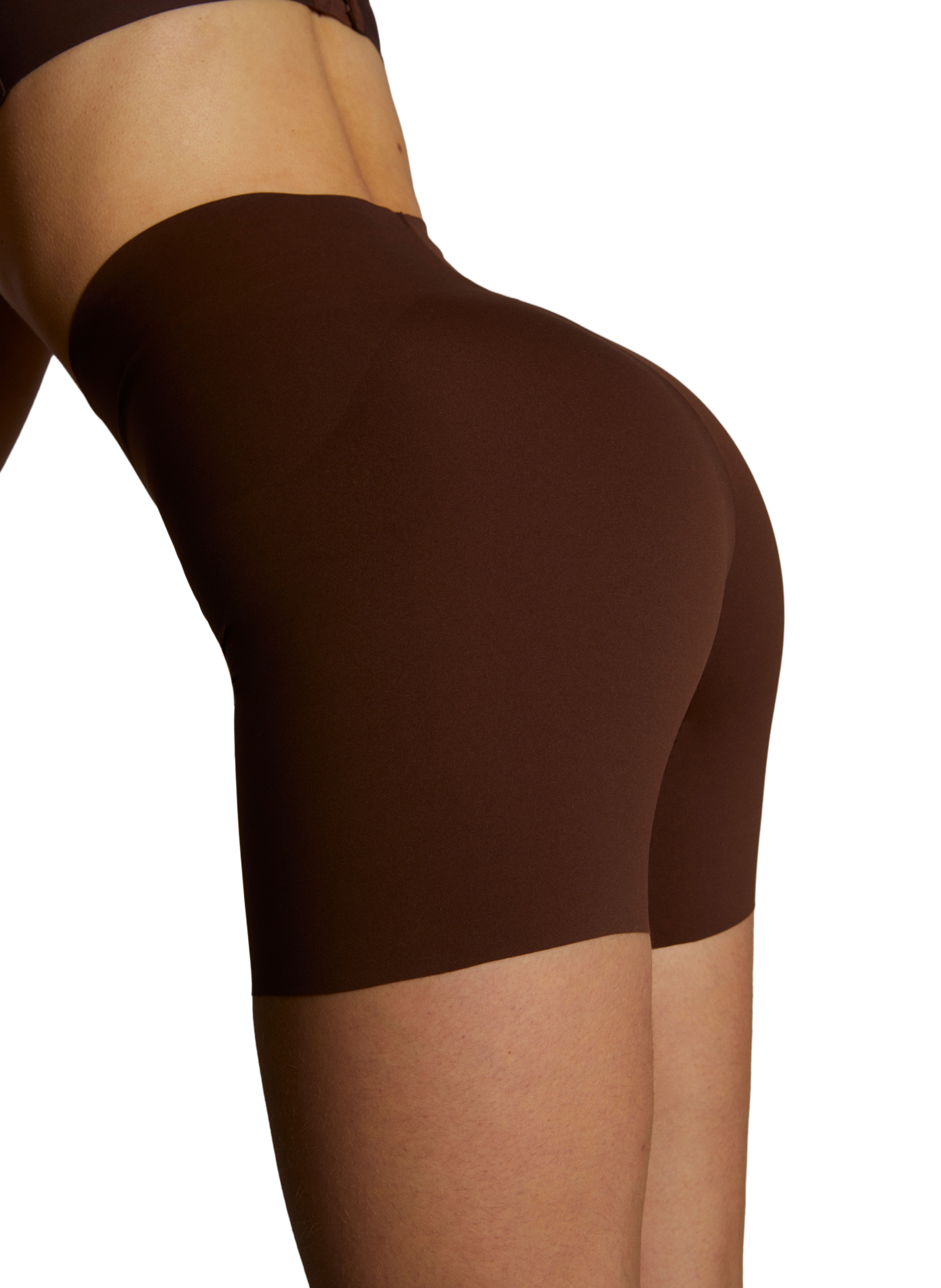 Shorty de bain de sculptant YADE Brown