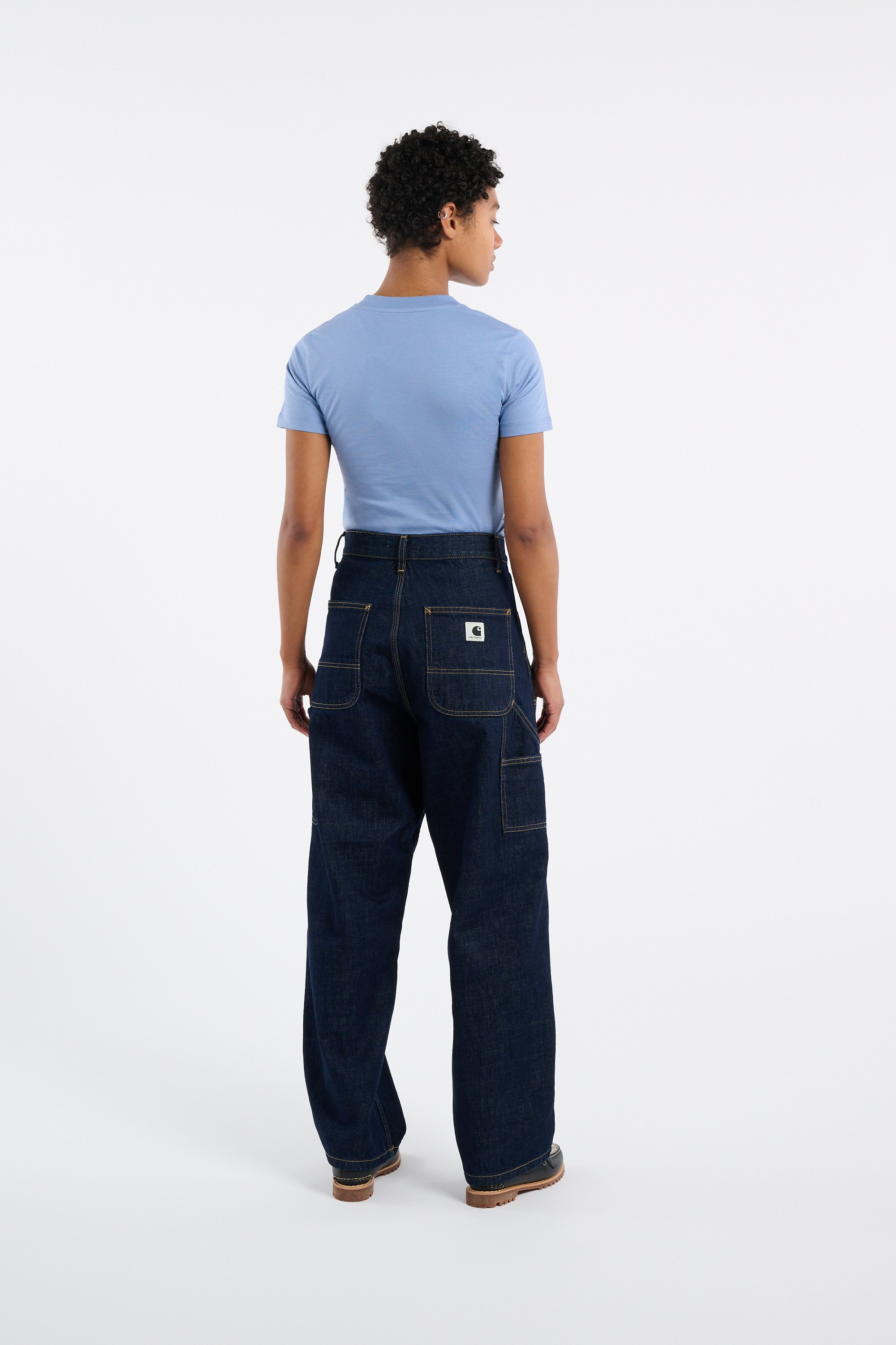 Jean w' brandon double knee pant CARHARTT WIP Bleu
