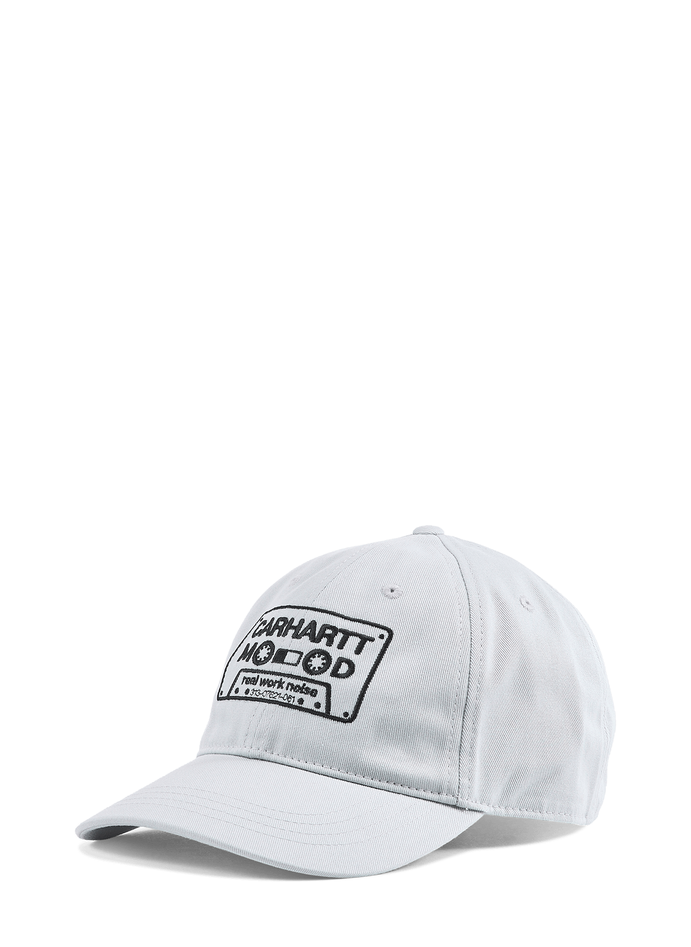 Embroidered cotton baseball cap CARHARTT WIP Grey