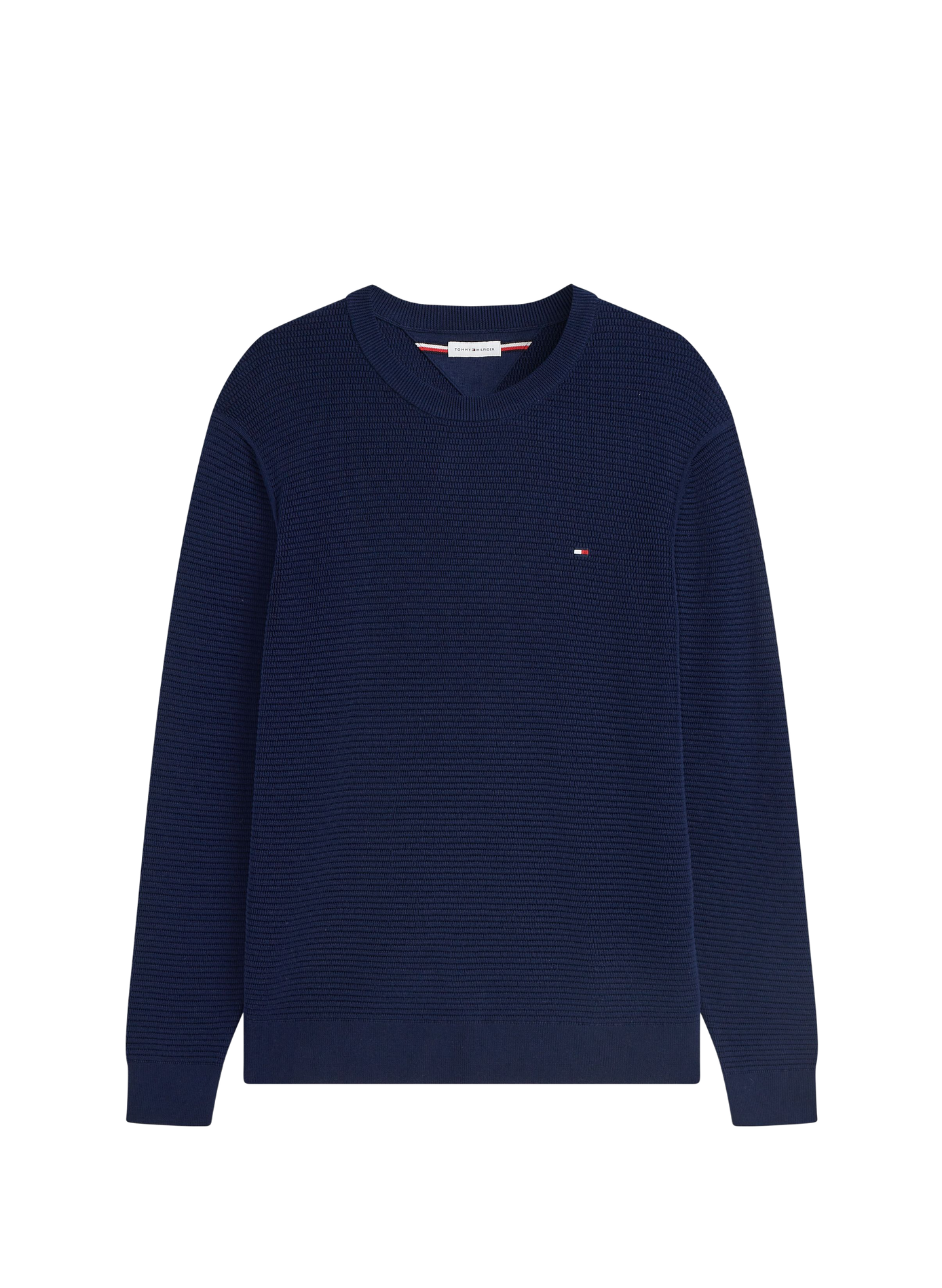 Ribbed cotton jumper TOMMY HILFIGER Blue