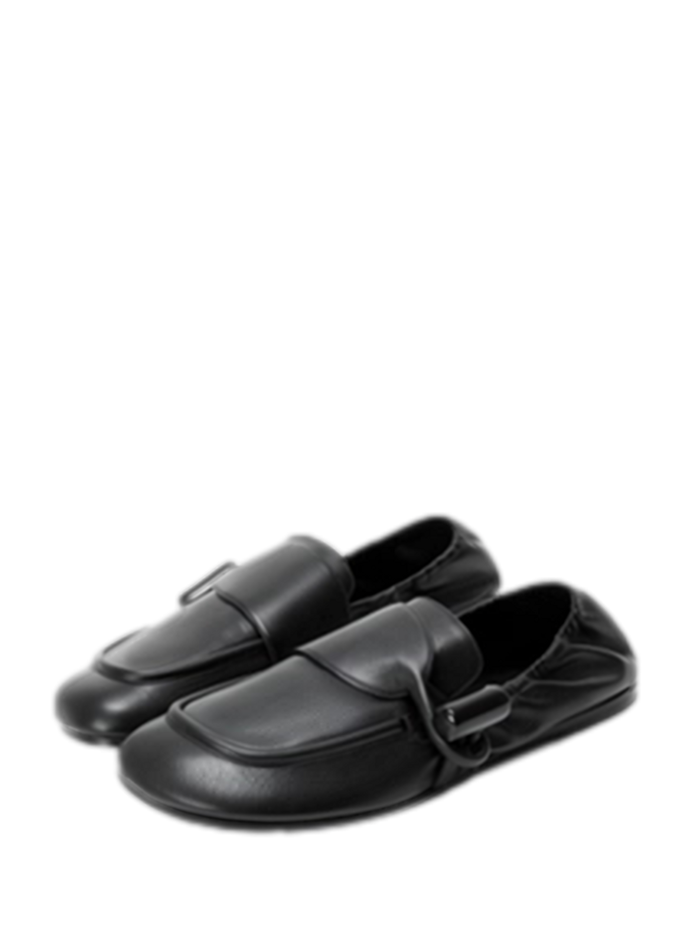 Mocassins Toggle en cuir de veau lisse brillant LOEWE Noir