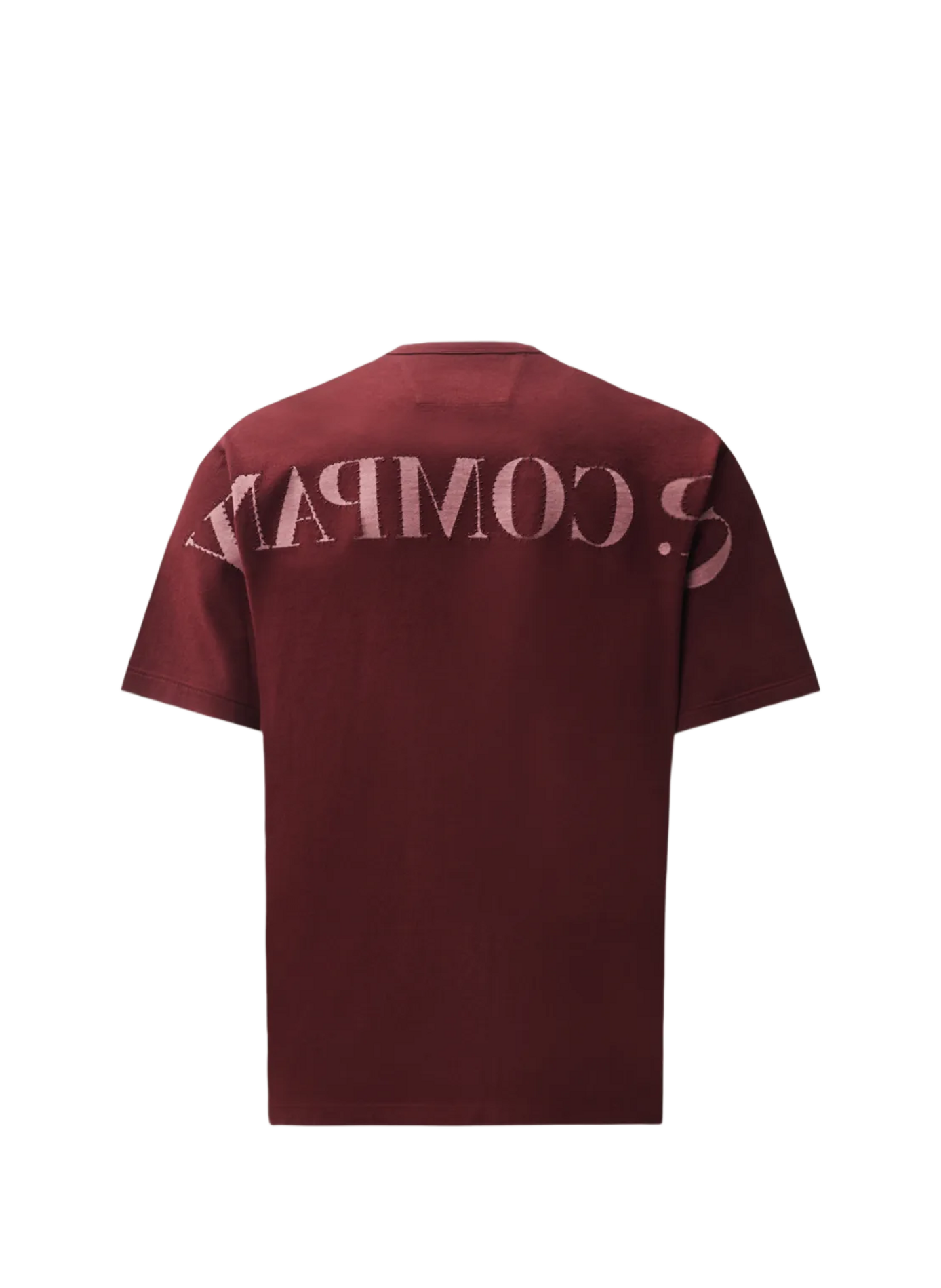 Logo cotton T-shirt CP COMPANY Red