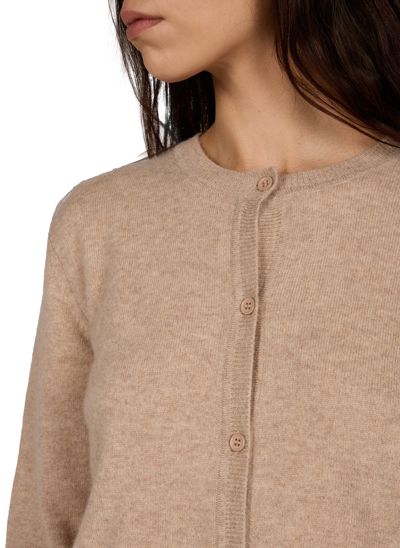 Gerader Kaschmir-Weste AU PRINTEMPS PARIS Beige