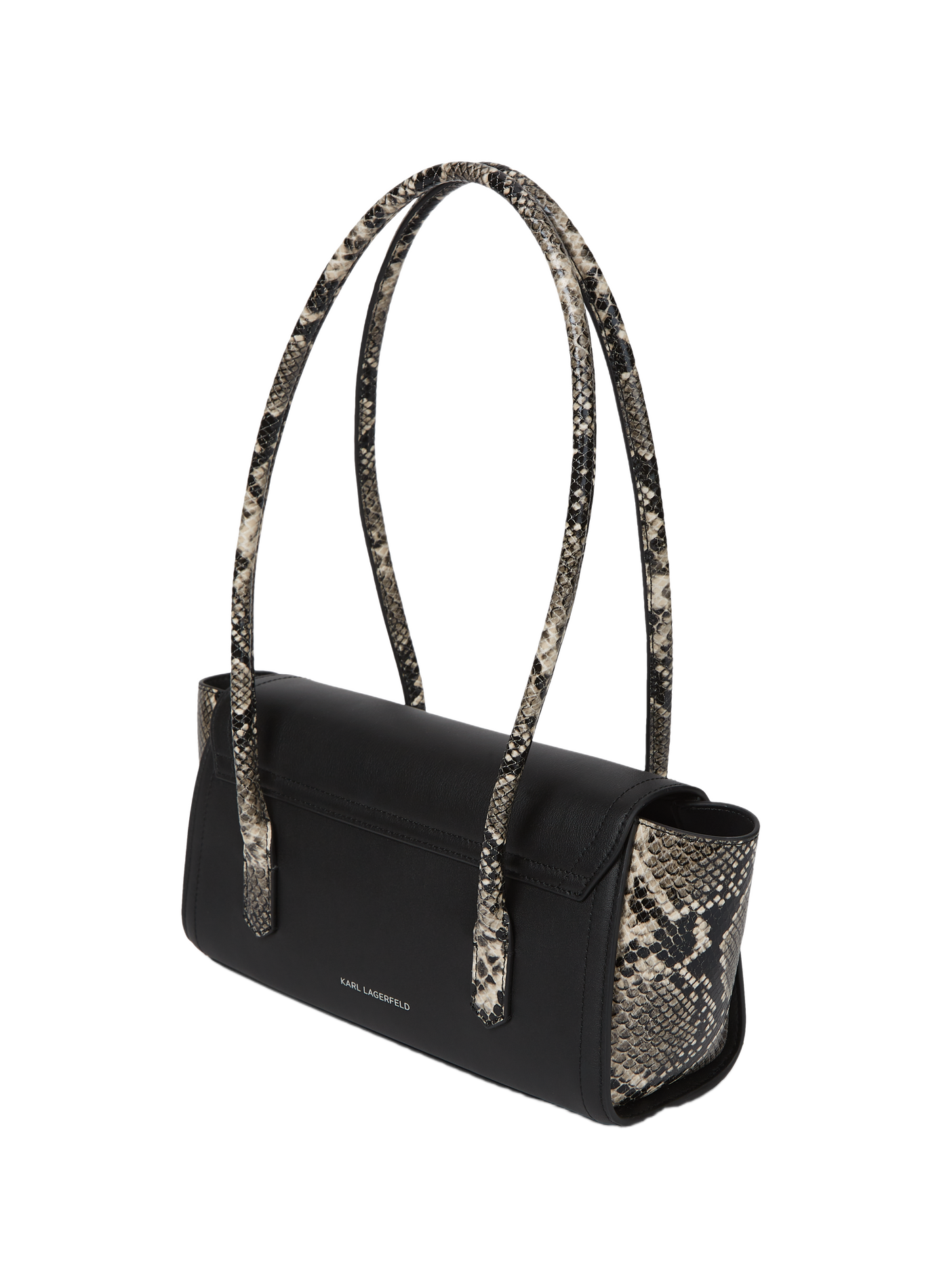 Schoudertas K/Signature in gemengd leren print KARL LAGERFELD Geen kleur