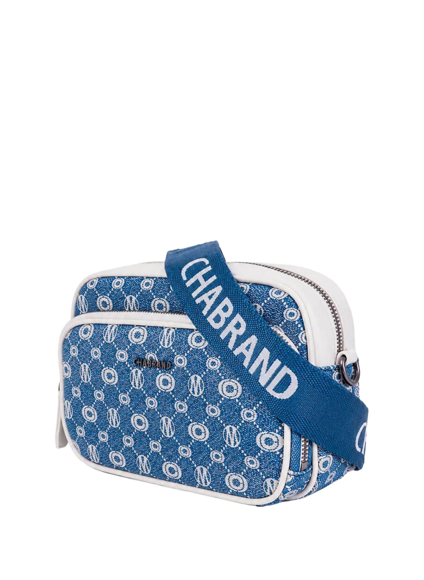 OM x Chabrand coated canvas crossbody bag CHABRAND Blue