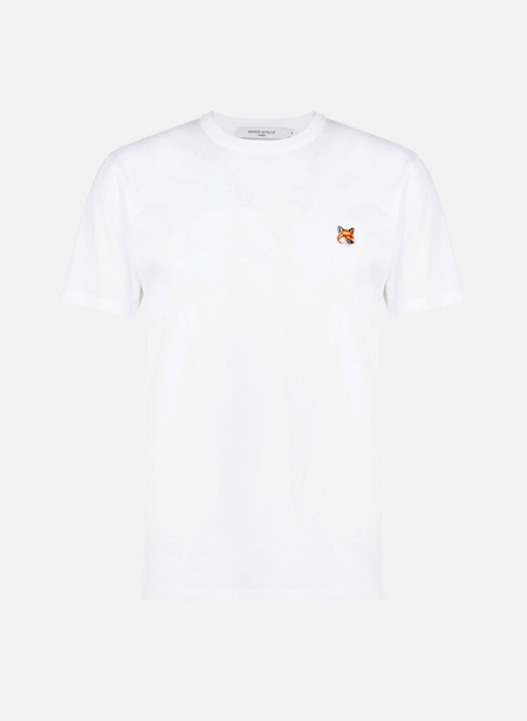 Weißes T-Shirt mit FuchswappenMAISON KITSUNÉ 
