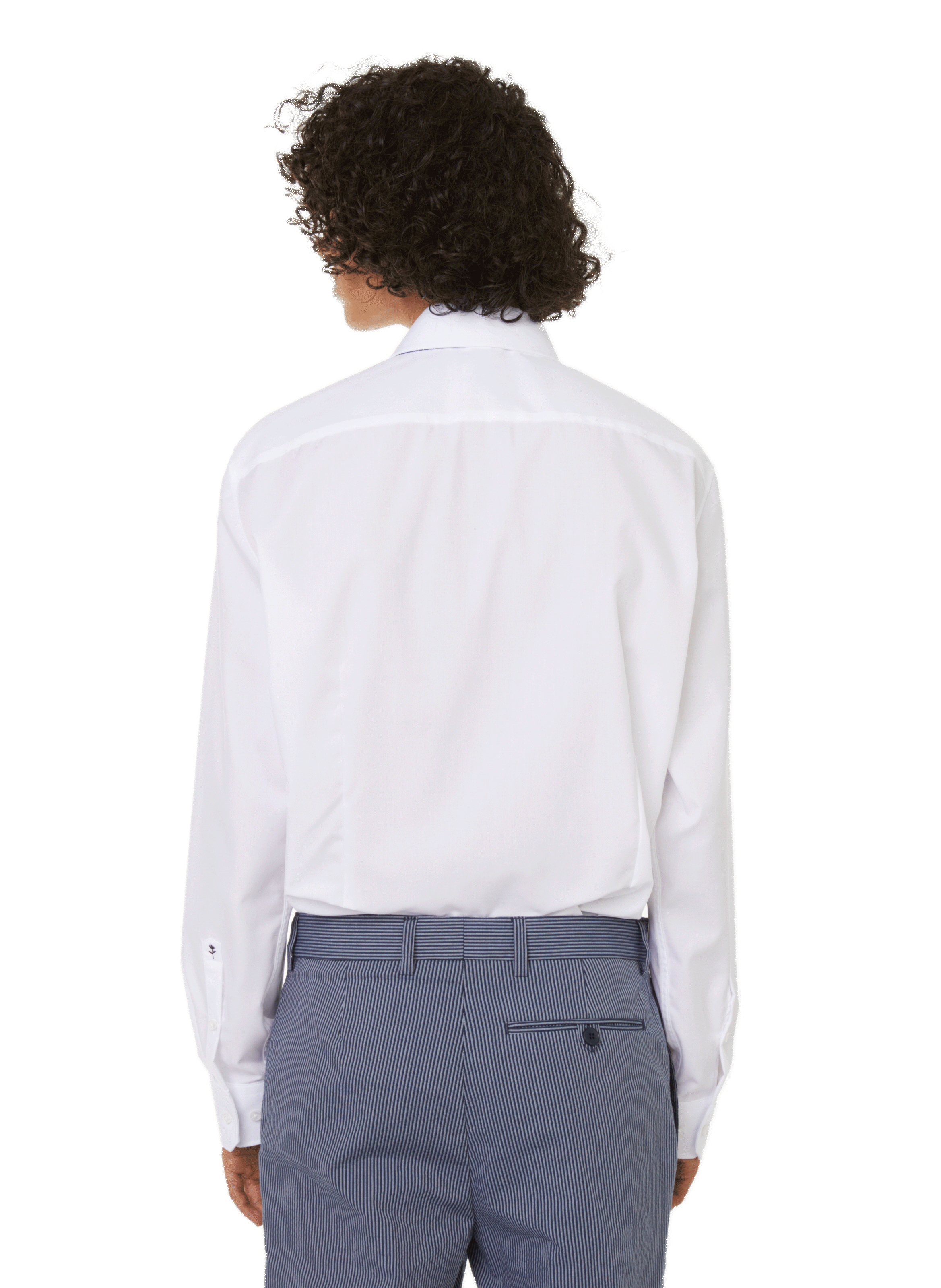 Cotton shirt SEIDENSTICKER White