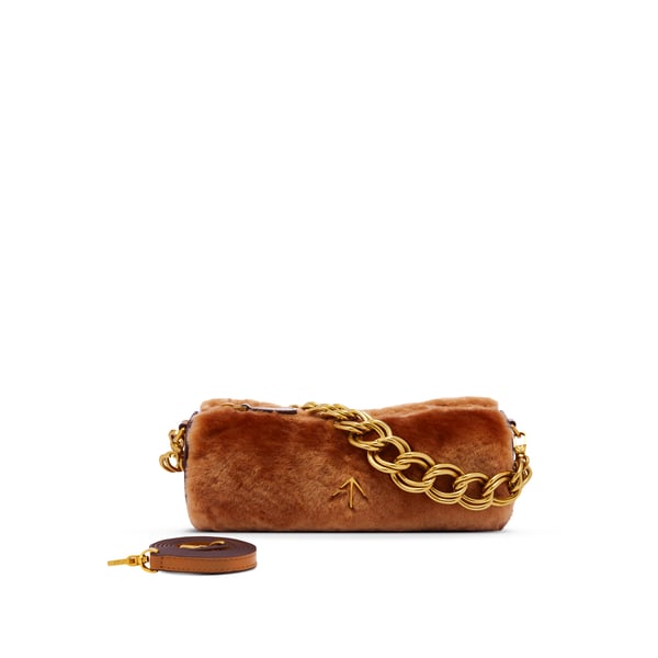 Sac Mini Cylinder en fourrure