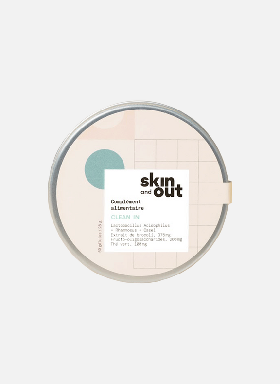 SKIN & OUT Clean in - Complément Alimentaire Nettoyant 