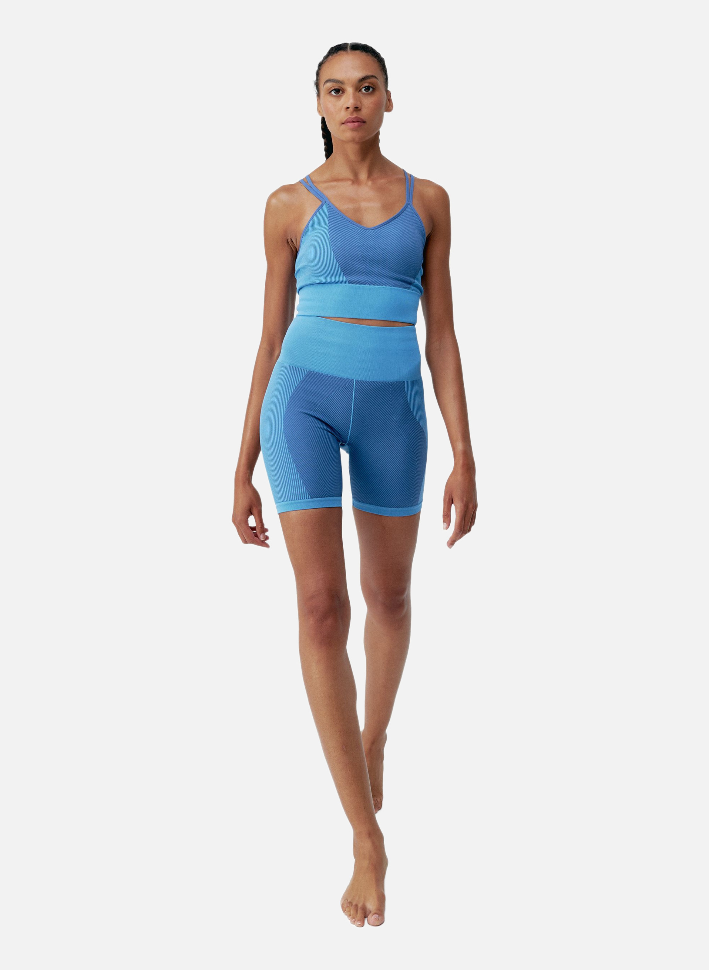 Short sport femme cycliste malia BORN LIVING YOGA Bleu