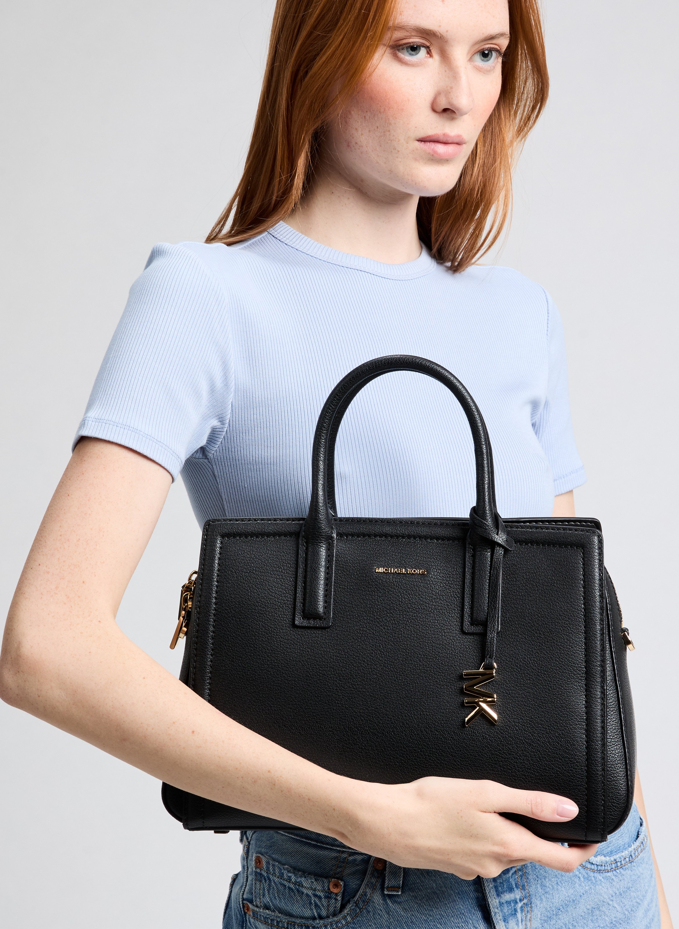 Laila leather handbag MICHAEL KORS Black